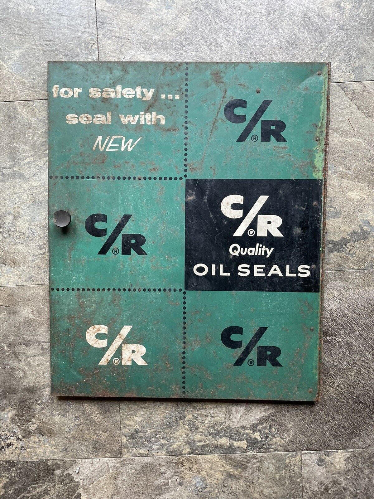 CR oil seals vintage cabinet (face only) - 