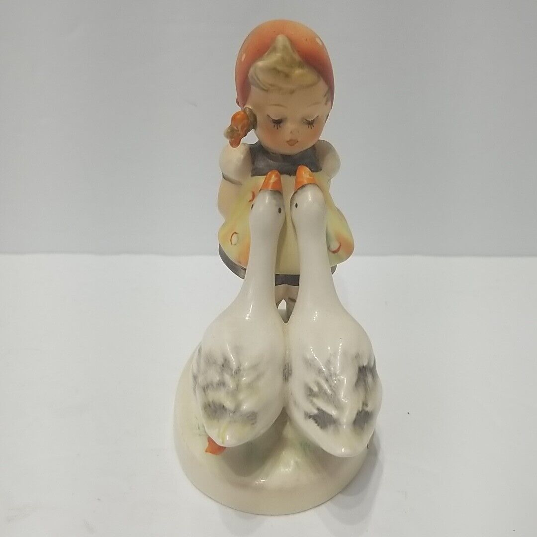 Goebel Hummel Goose Girl Porcelain Figurine #47 3/0 4” TMK4 Vintage 1959-69 NM