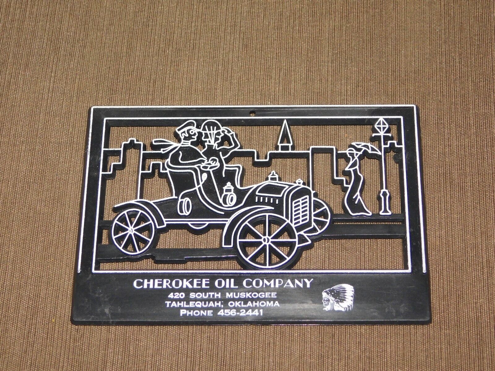 VINTAGE CHEROKEE OIL CO TAHLEQUAH OKLAHOMA  6 X 4 1/2