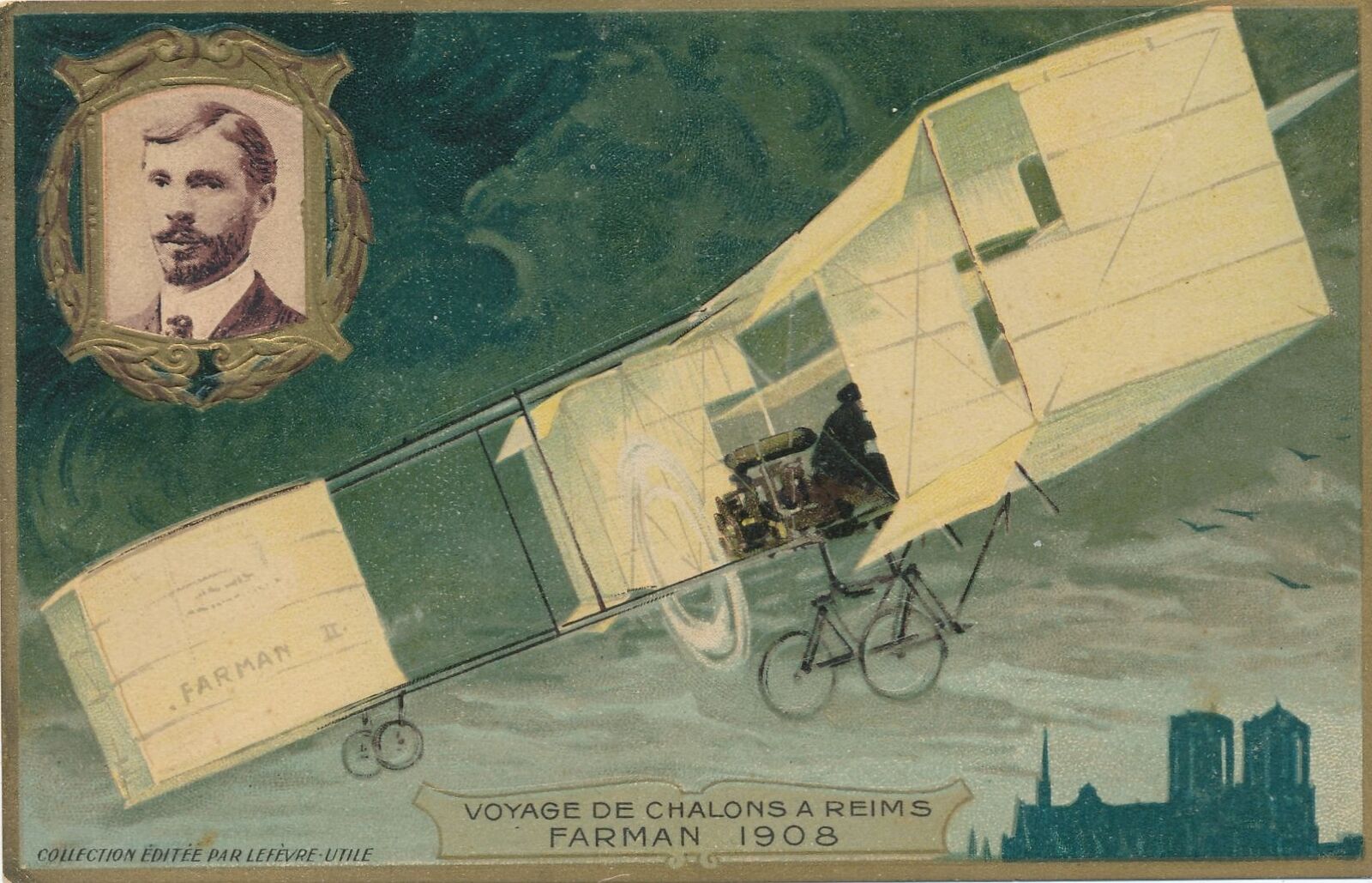 Henry Farman - French Aviation Pioneer and Aircraft Builder Postcard