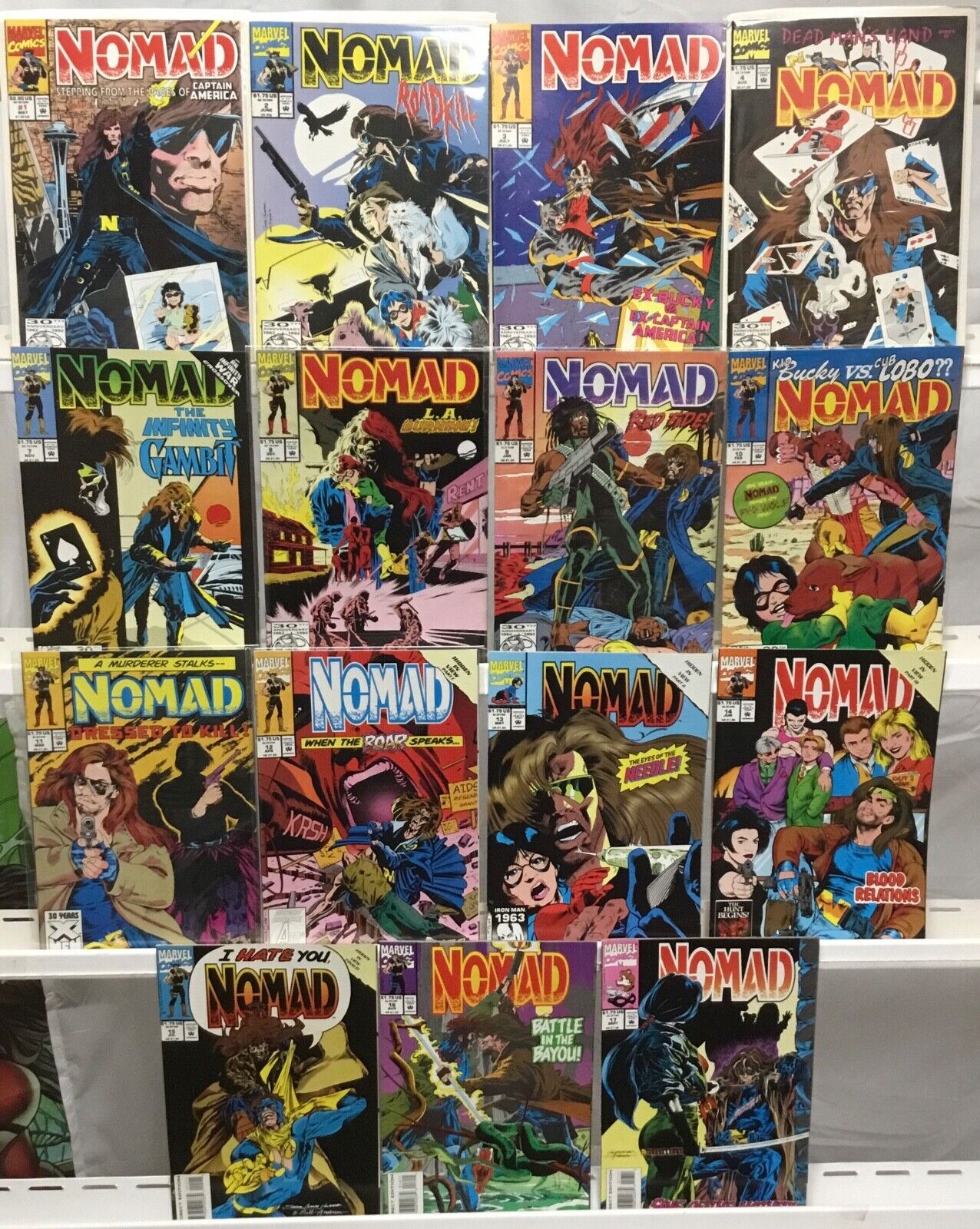Marvel Comics Nomad Comic Book Lot of 15 Issues 1992