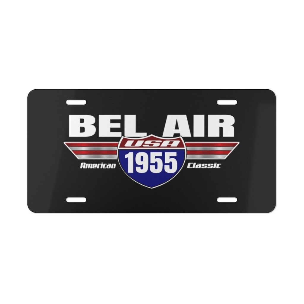1955 Bel Air Classic Car License Plate Tag - Made in The USA