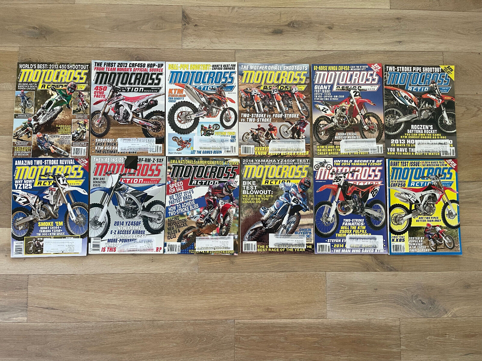 Motocross Action Magazine Full Year 2013     12 Issues