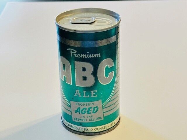 Beer Can - ABC Ale ( Bottom Opened, Steel Can )