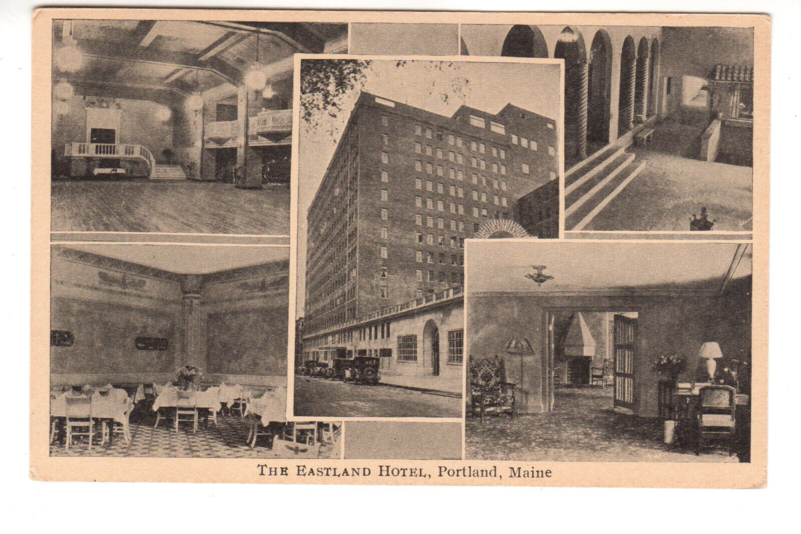 Postcard: Eastland Hotel, Portland, ME (Maine) - 5 views