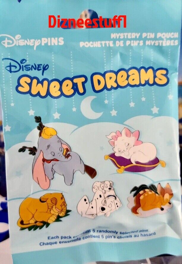 Disney Mystery Collection Sweet Dreams Pins Sealed Bag