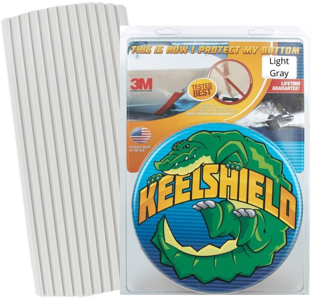 OB Gator KeelShield Guard 6\' Helps Prevent Damage, Scar and Scratch, Light Gray