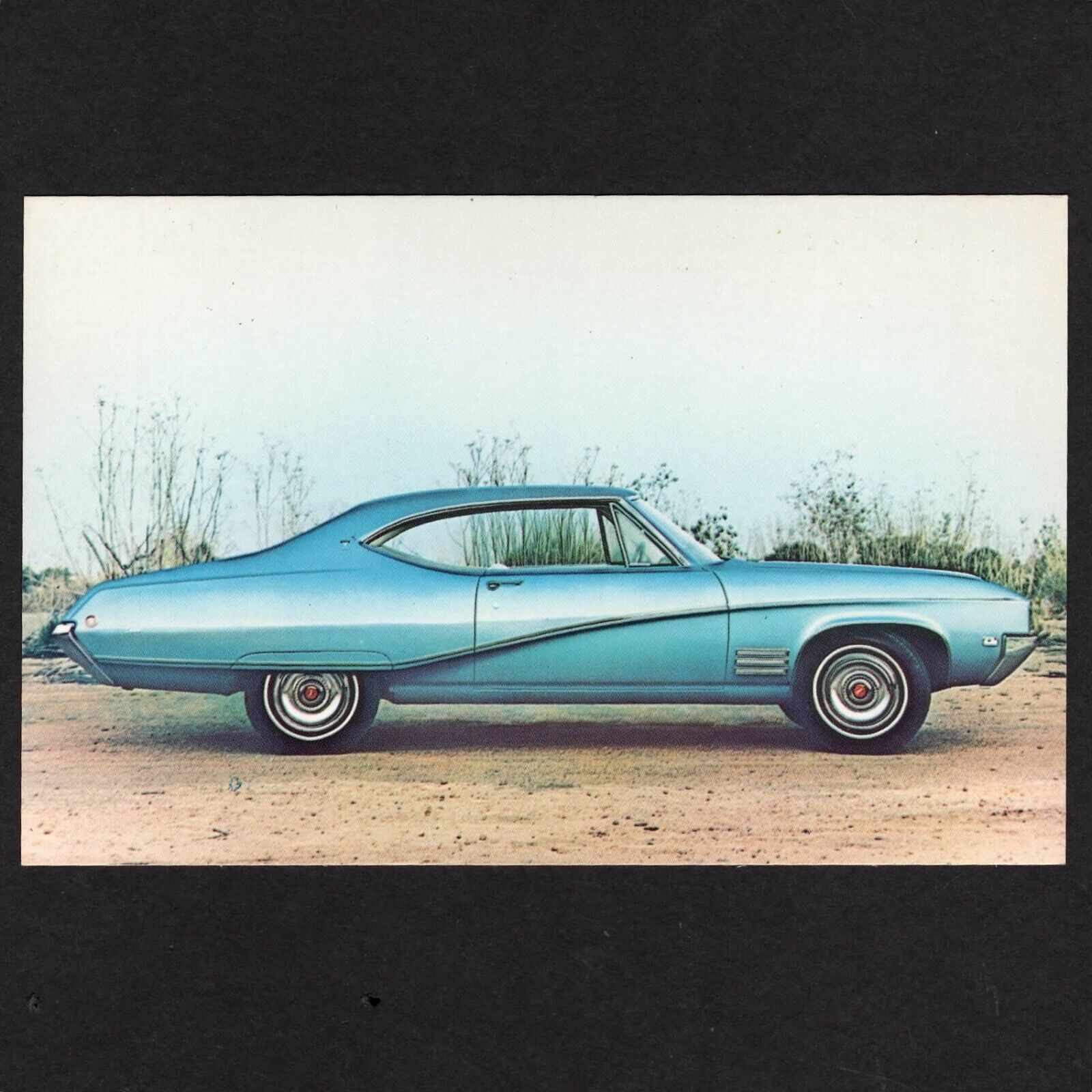 1968 Buick SKYLARK Custom SPORT COUPE: Vintage Dealer Promo Postcard UNUSED VG+