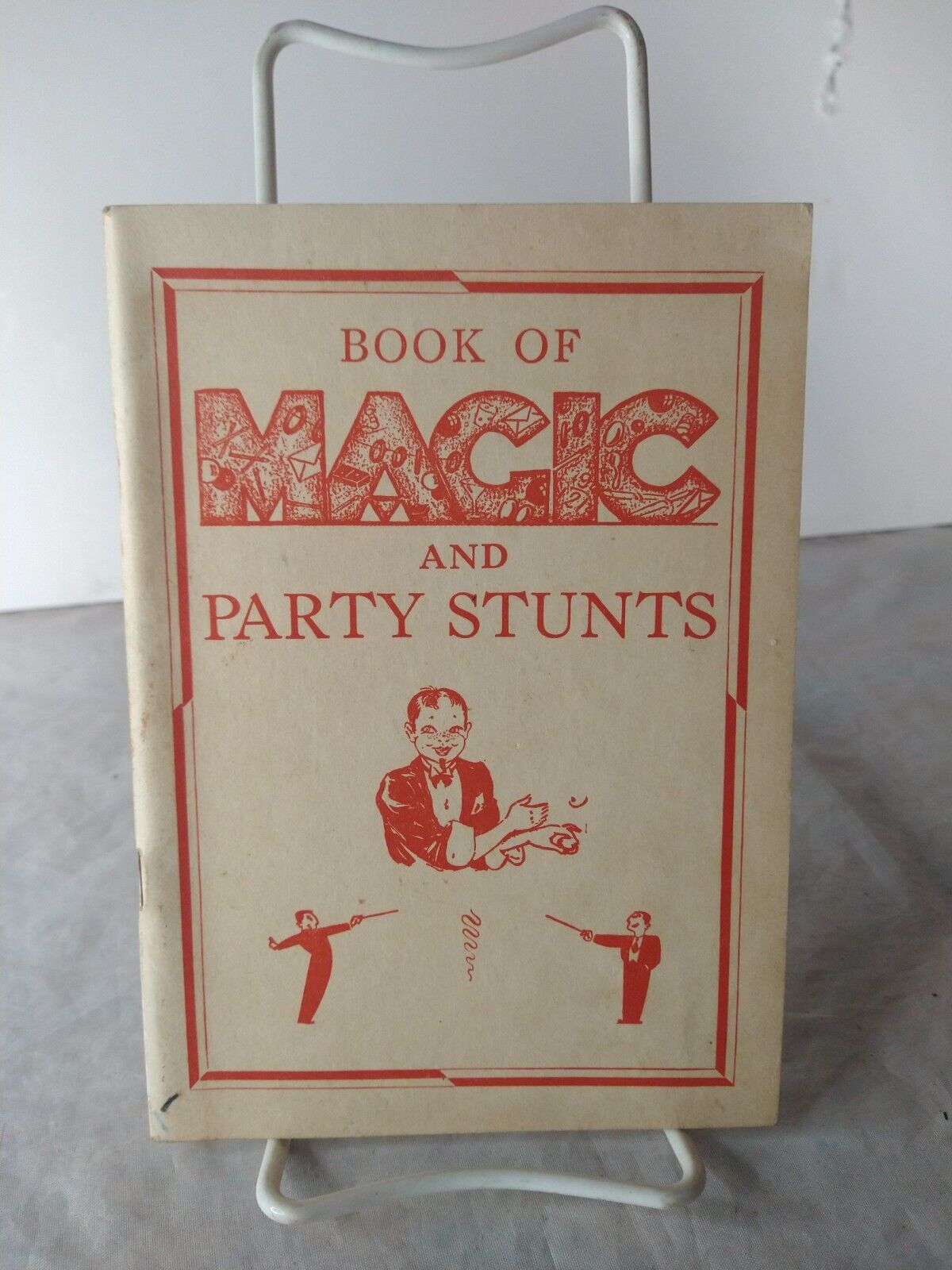 Vintage 1936 Book of Magic and Party Stunts Booklet