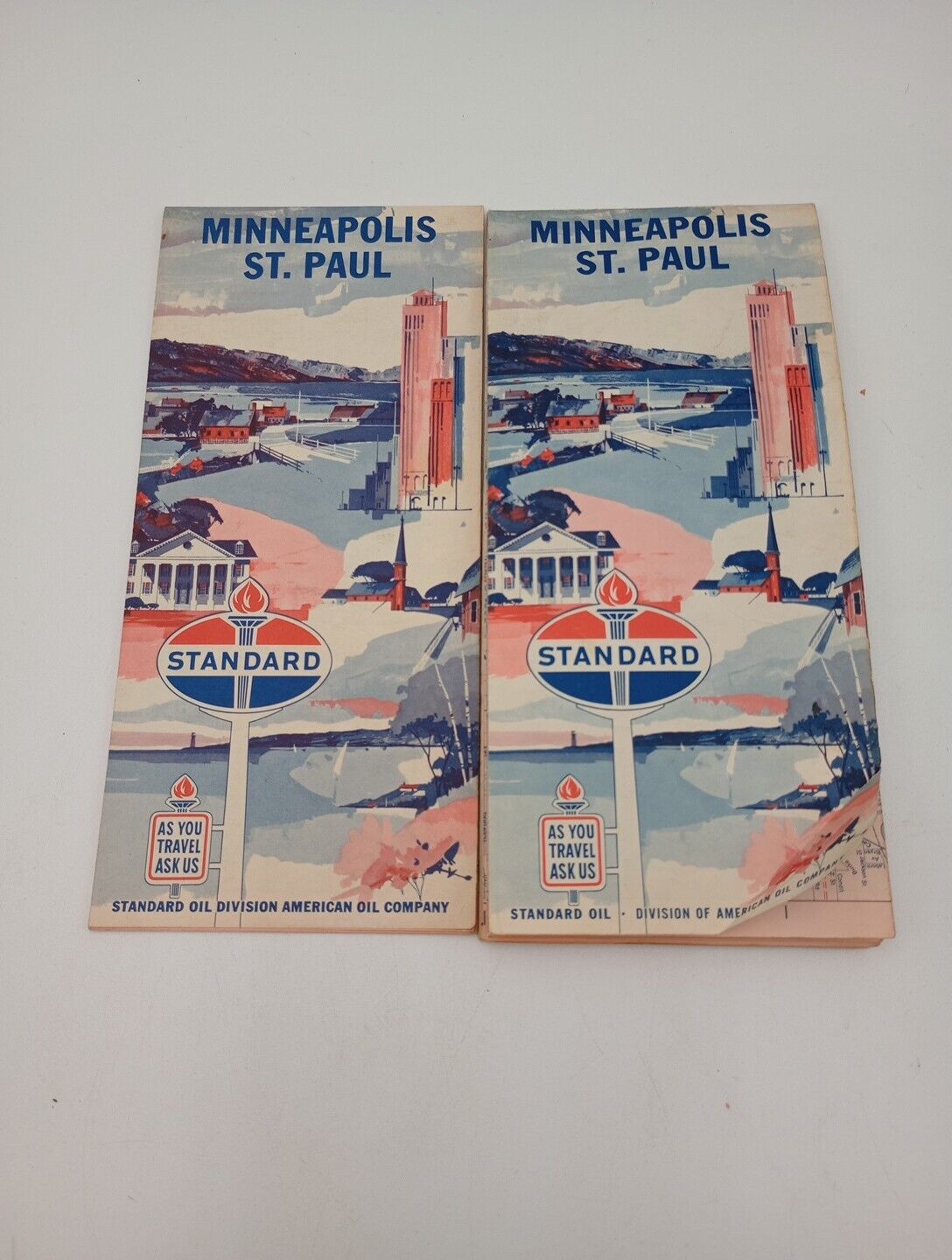Standard Oil Minneapolis St Paul 1964 Maps