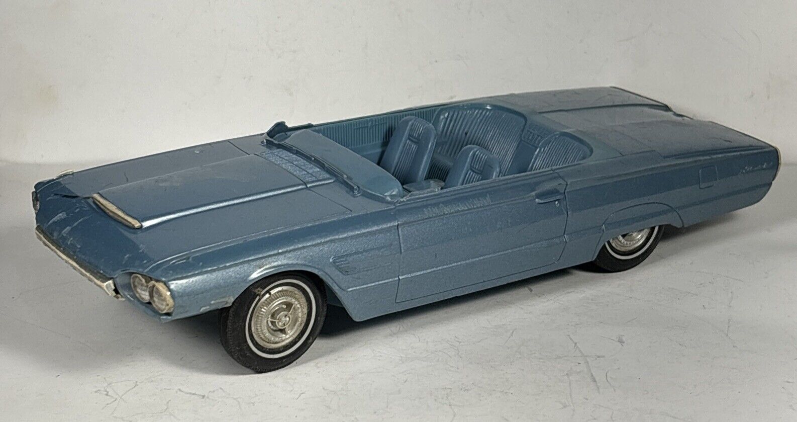 Vintage 1965 Ford Thunderbird Convertible Dealer Promo Rare Blue Model Car