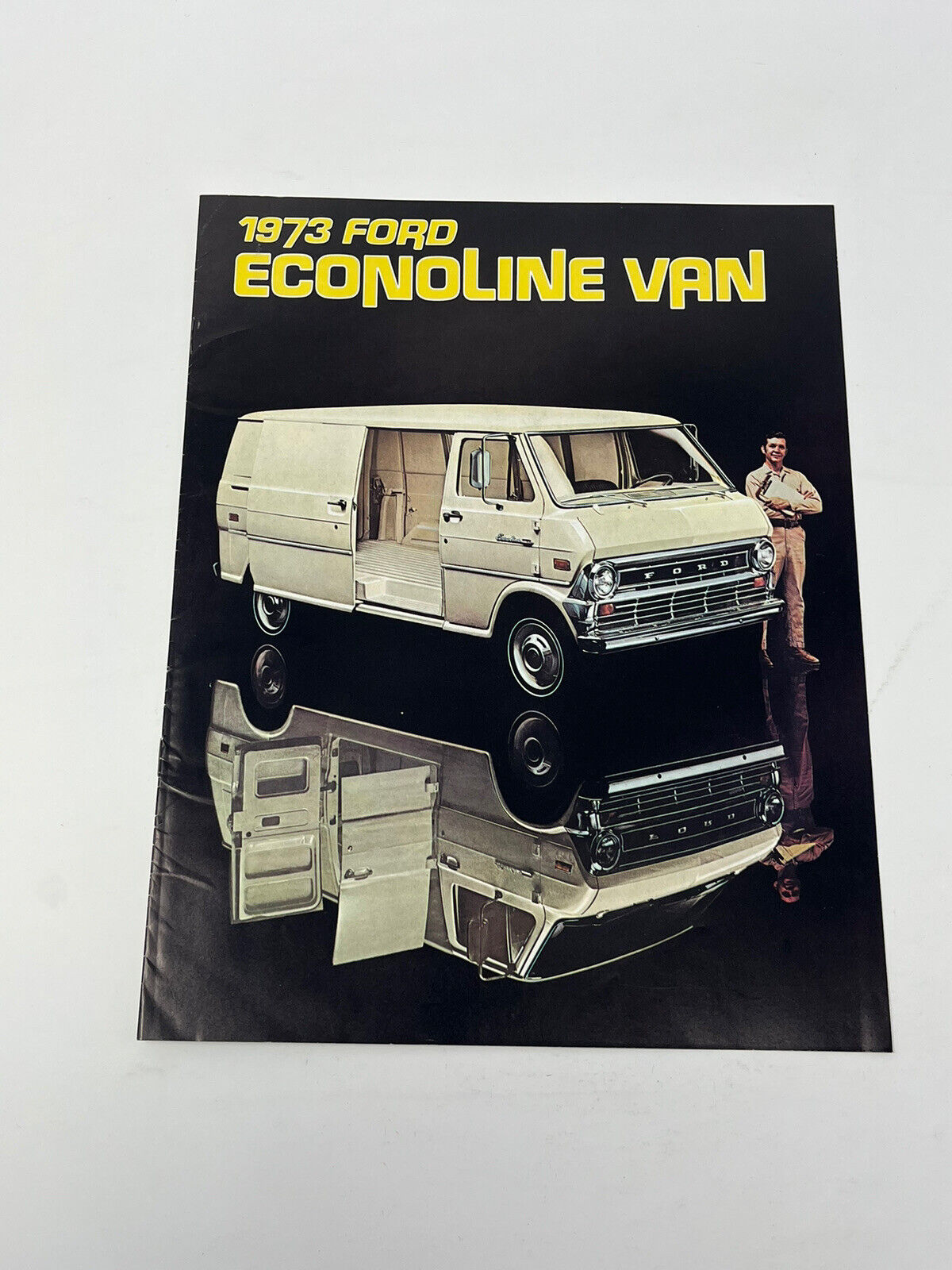 1973 Ford Econoline Vintage Car Van Truck Original Sales Brochure Good Condition