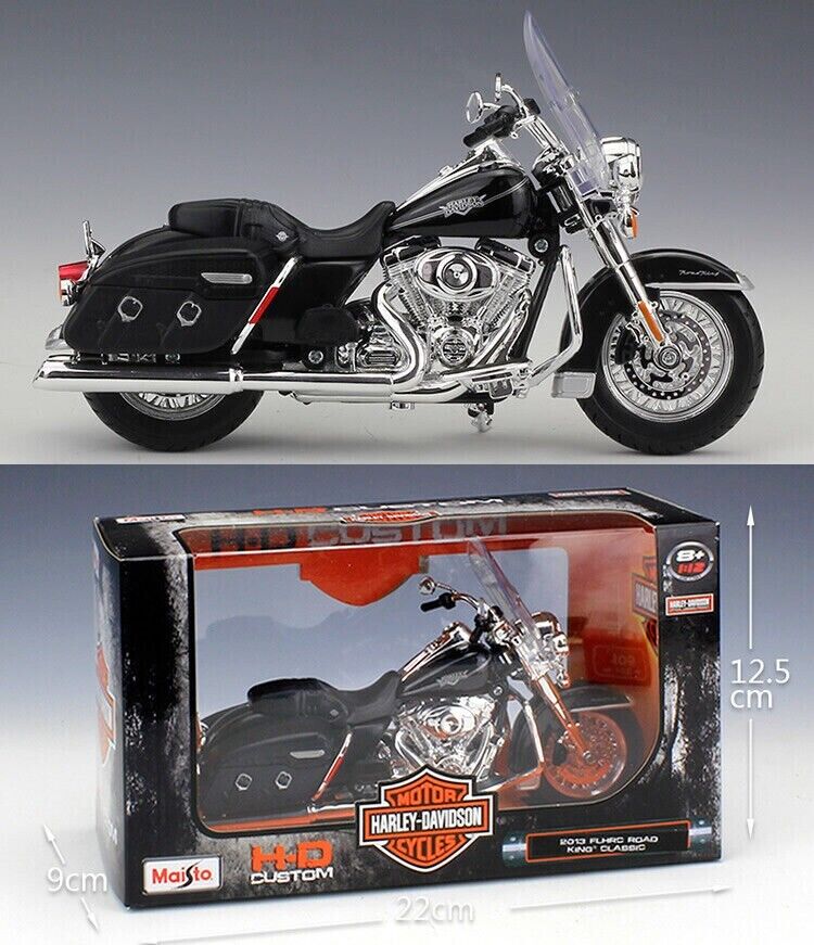 MAISTO 1:12 Harley Davidson 2013 FLHRC ROAD KING CLASSIC MOTORCYCLE MODEL Toy