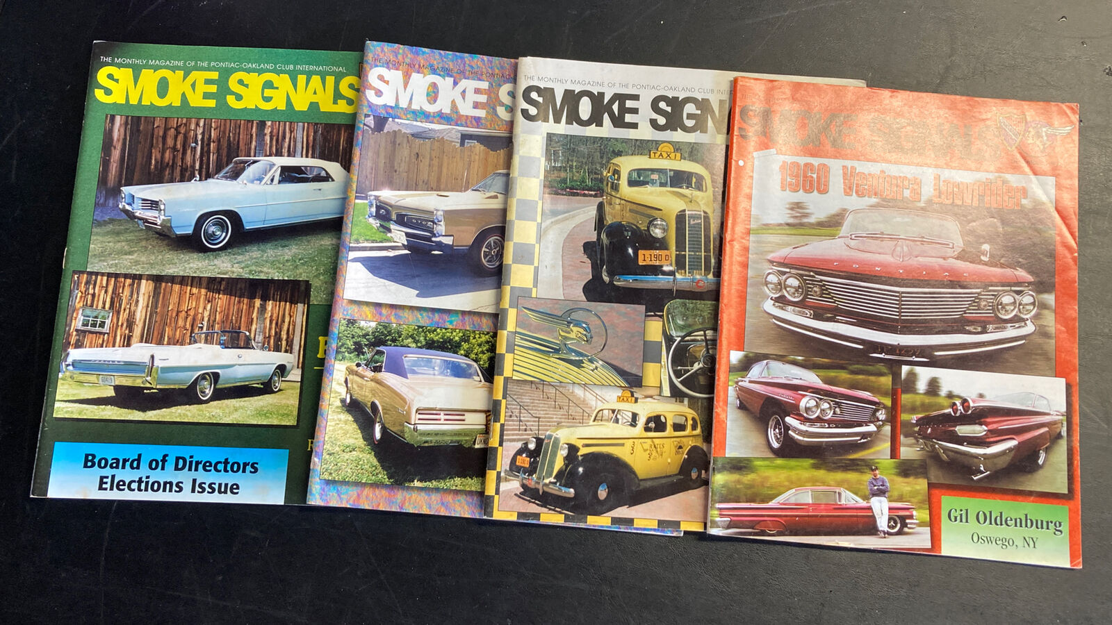 Vintage Smoke Signals Magazine Lot 4 1997 Pontiac/ 67 GTO/ Catalina/ Ventura