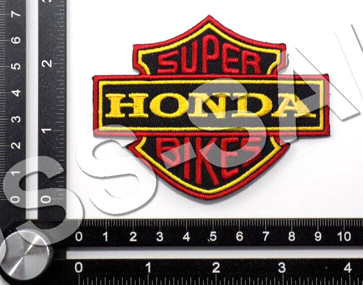HONDA SUPER BIKES EMBROIDERED PATCH IRON/SEW ON ~3-1/2\