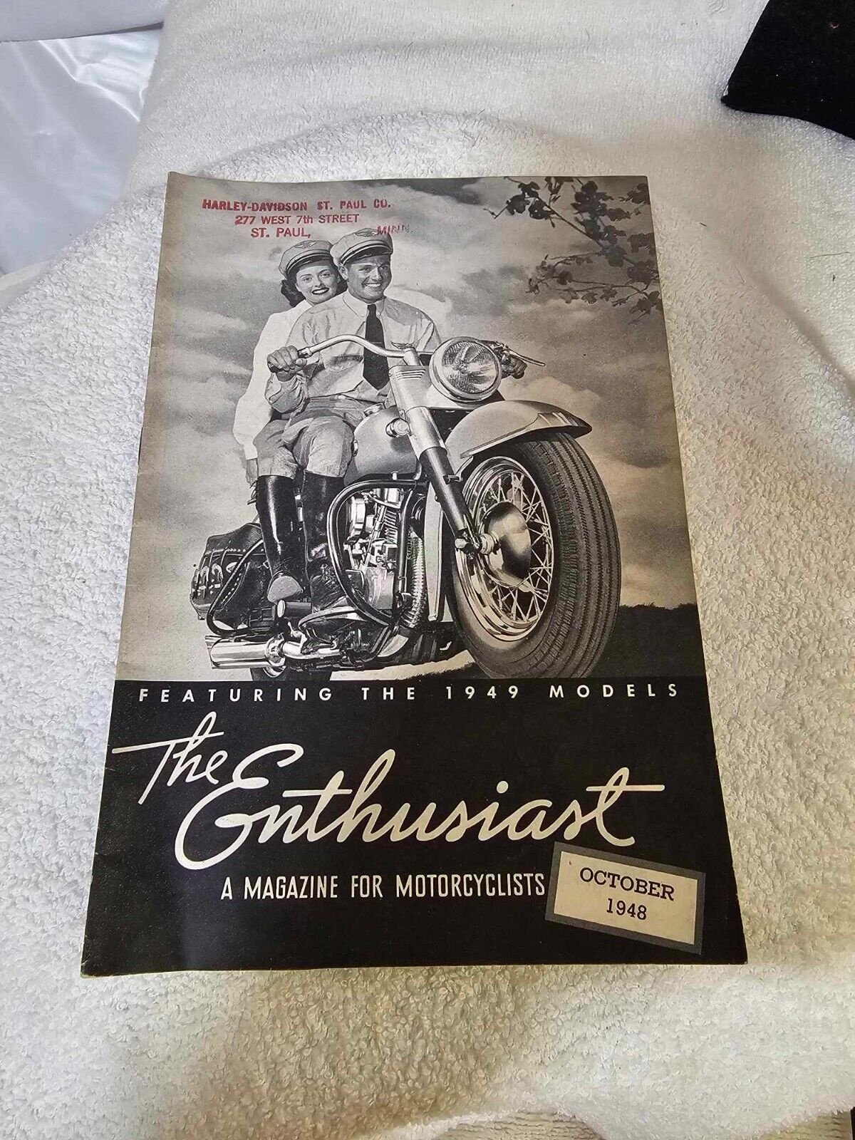 October 1948 The Enthusiast Harley Davidson Motorcycle Magazine- P11