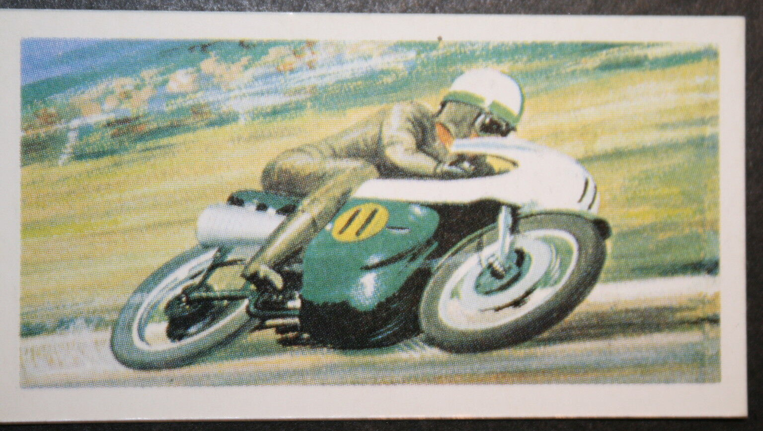 MATCHLESS 500cc Racing Motor Cycle   Vintage 1960's Colour Card   PC02M