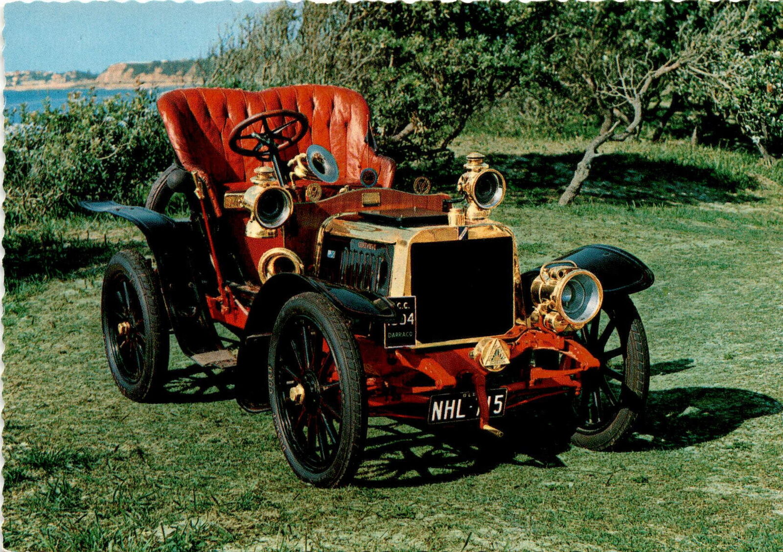Vintage Postcard: Iconic 1904 Darracq Car from \'Genevieve\'