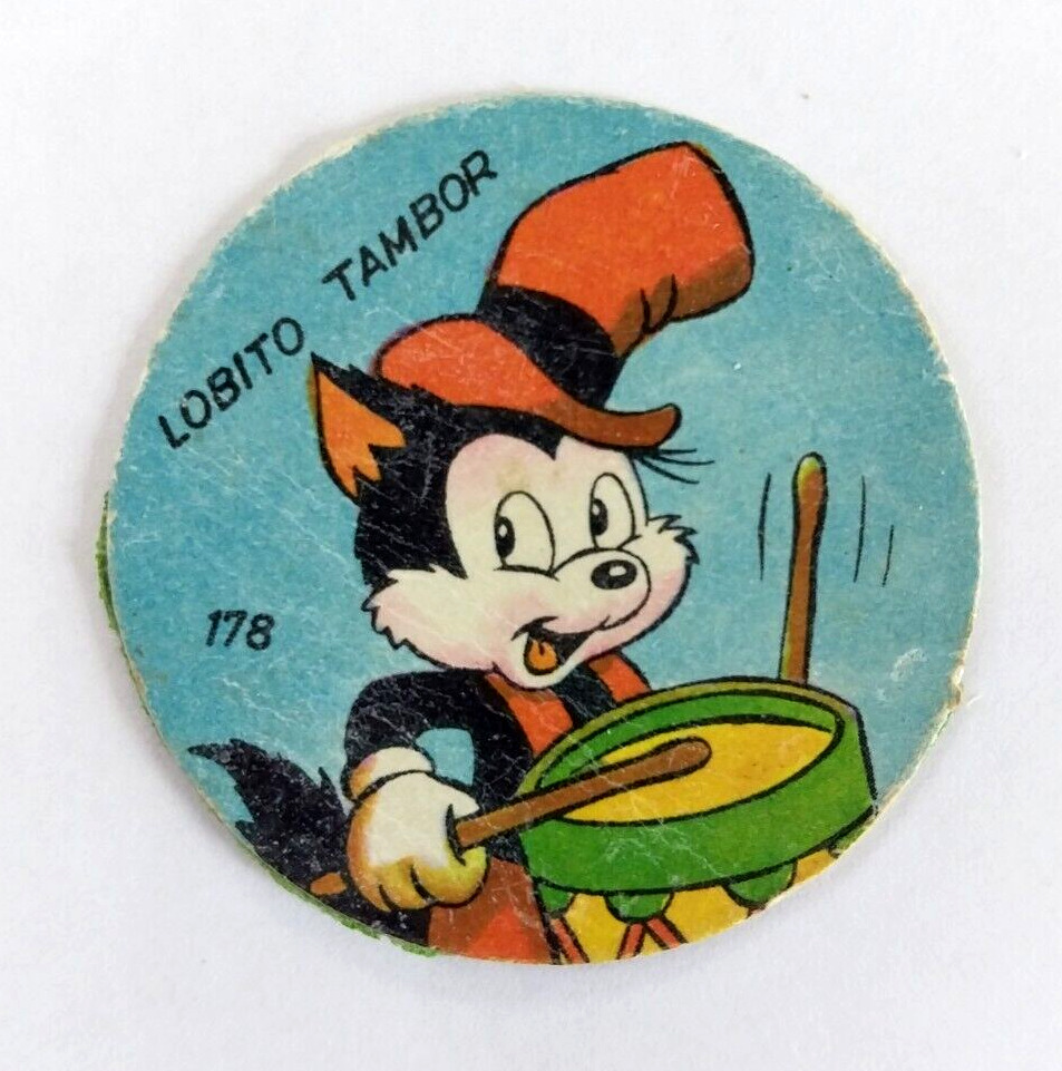 1964 Li\'l Bad Wolf Card Mickey Club Argentina Rare Vintage Disney  