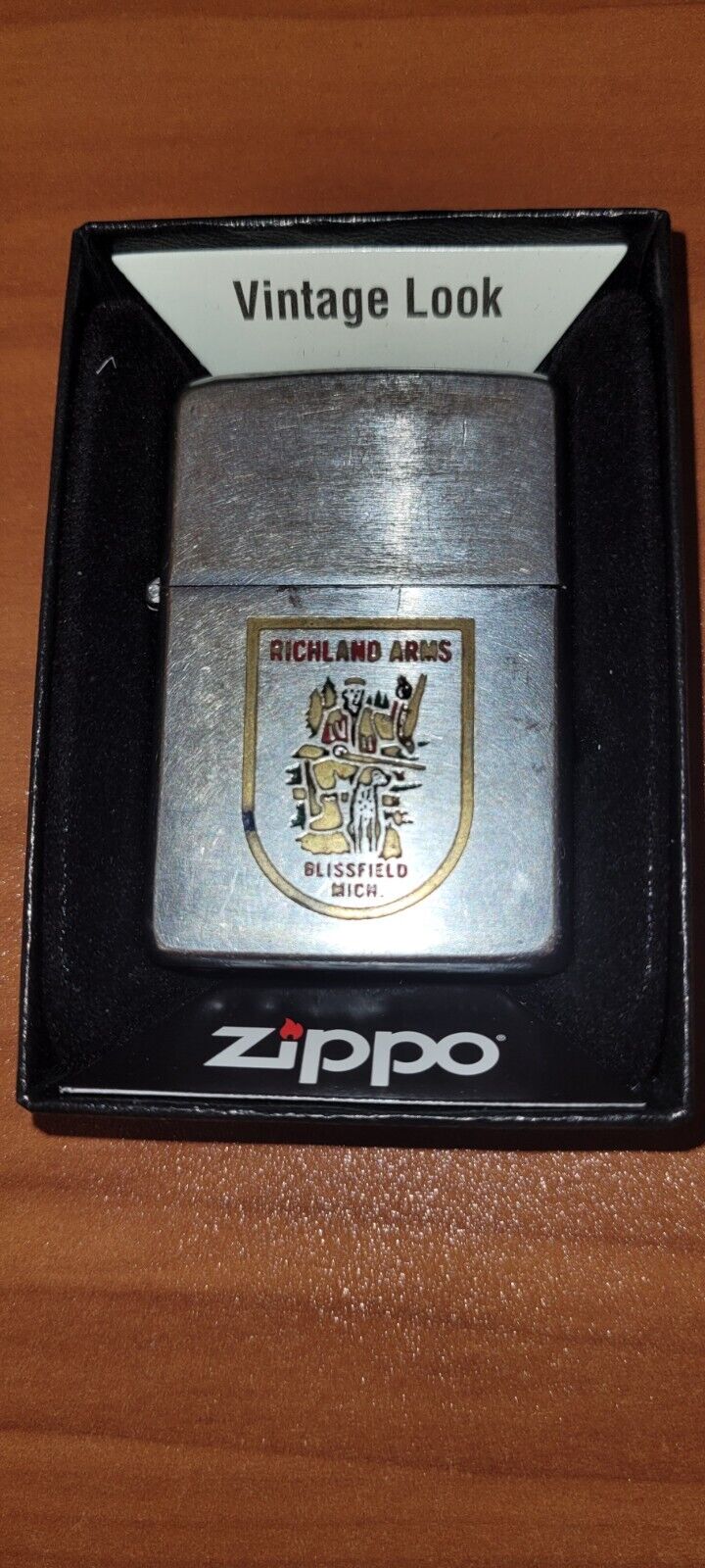 Vintage 1968 Richland Arms Zippo Lighter