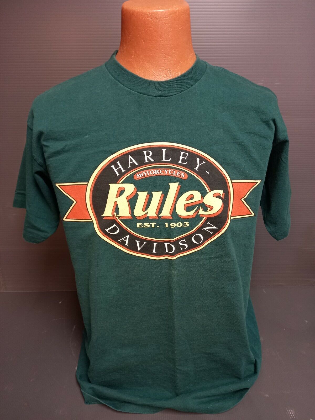 Rare Vintage Harley Davidson T-Shirt 1st Easyriders Rodeo Waco, TX Tour 1993
