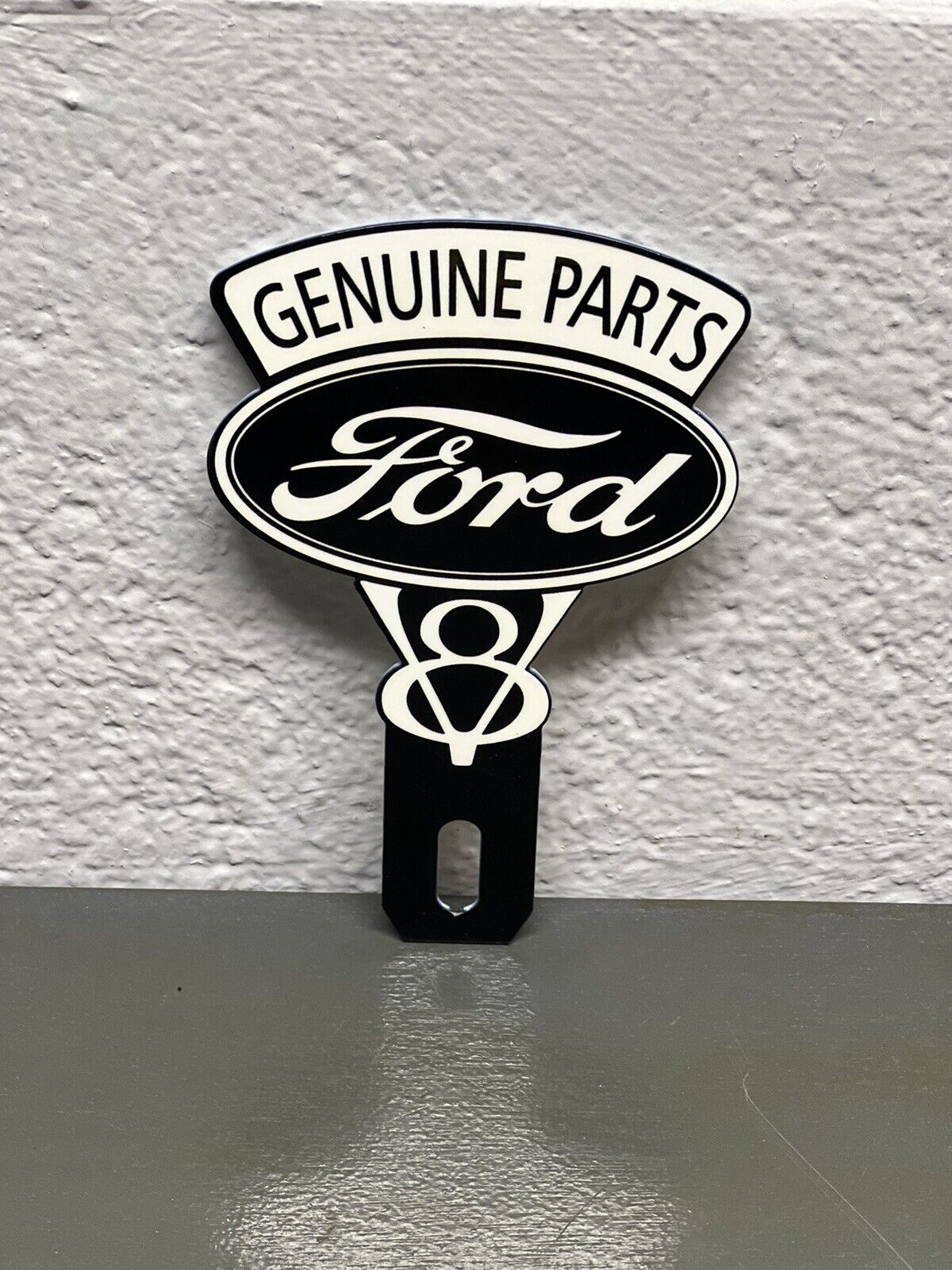 Ford Genuine PartsMetal Plate Topper Auto Truck Dealership Diesel Garage Gas Oil