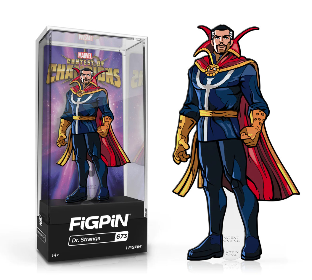 FiGPiN #673- Dr. Strange - Marvel Contest Of Champions -  Fig Pin 673 NIB Doctor
