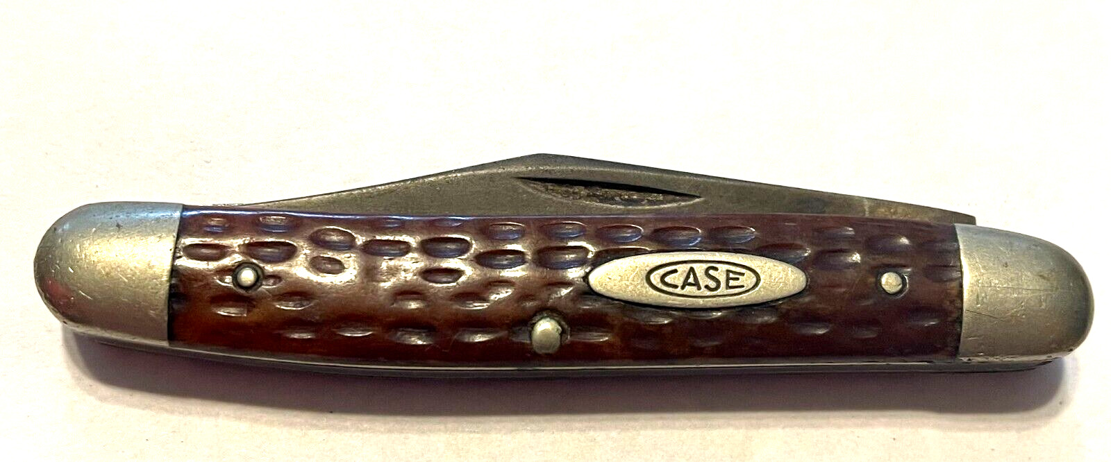 Vintage CASE Knife Red Handle Pocket Knife
