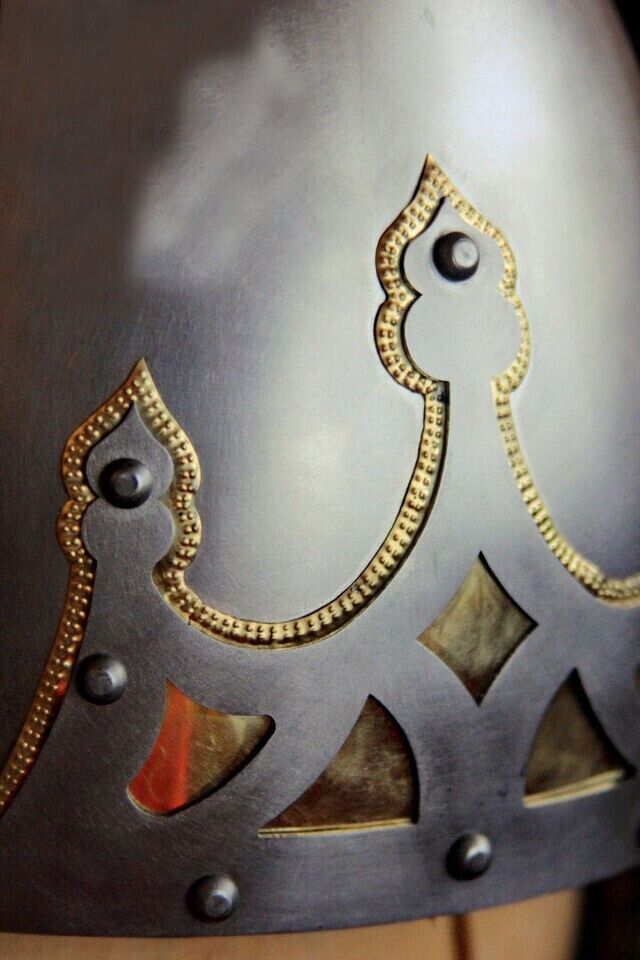 18GA Steel Early Medieval Norman Viking Helmet Nasal Helmet