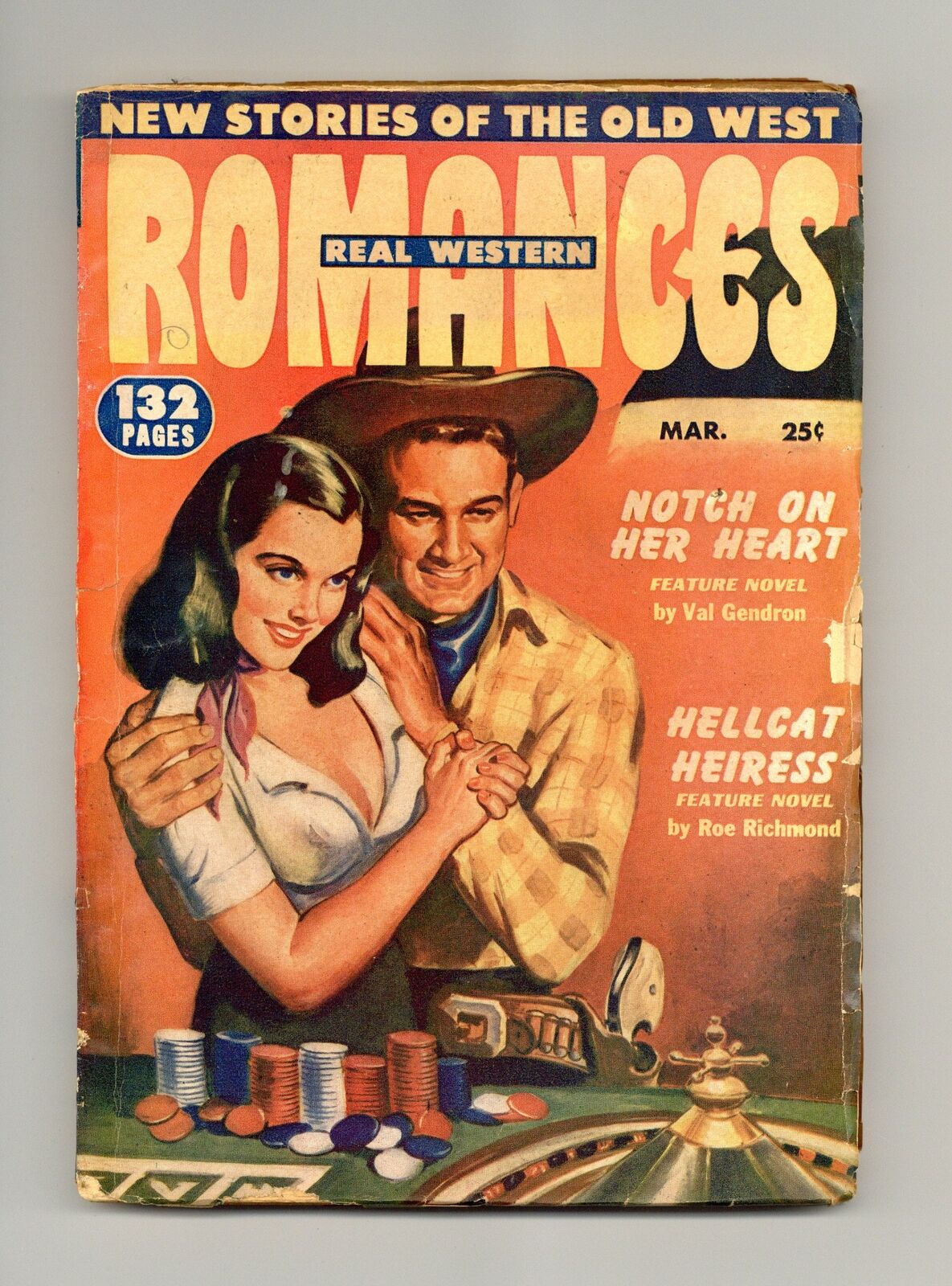 Real Western Romances Pulp 1st Series Mar 1951 Vol. 2 #2 VG- 3.5