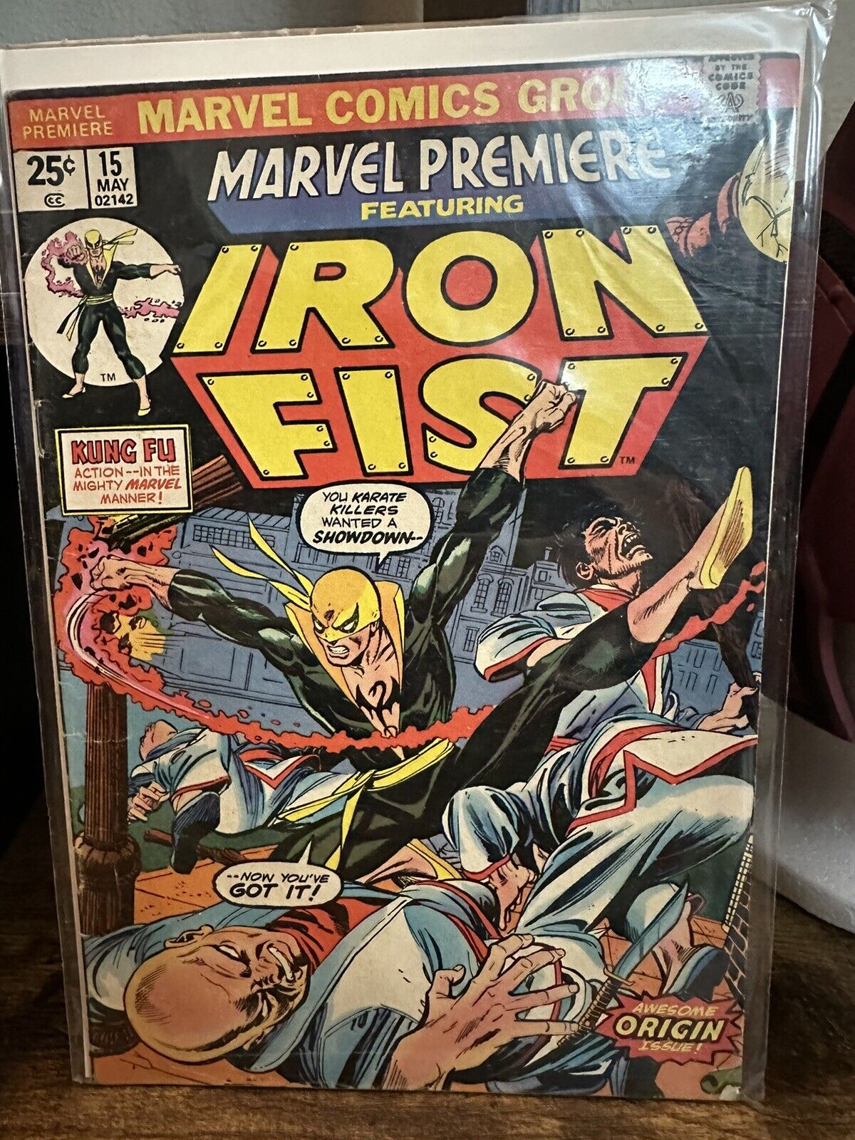 Marvel Premiere #15 Iron Fist Marvel Comics 1974 - Origin & 1st Appearance.