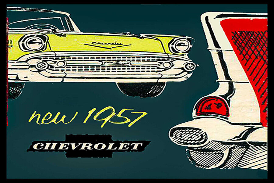 1957-Chevrolet Fridge Magnet