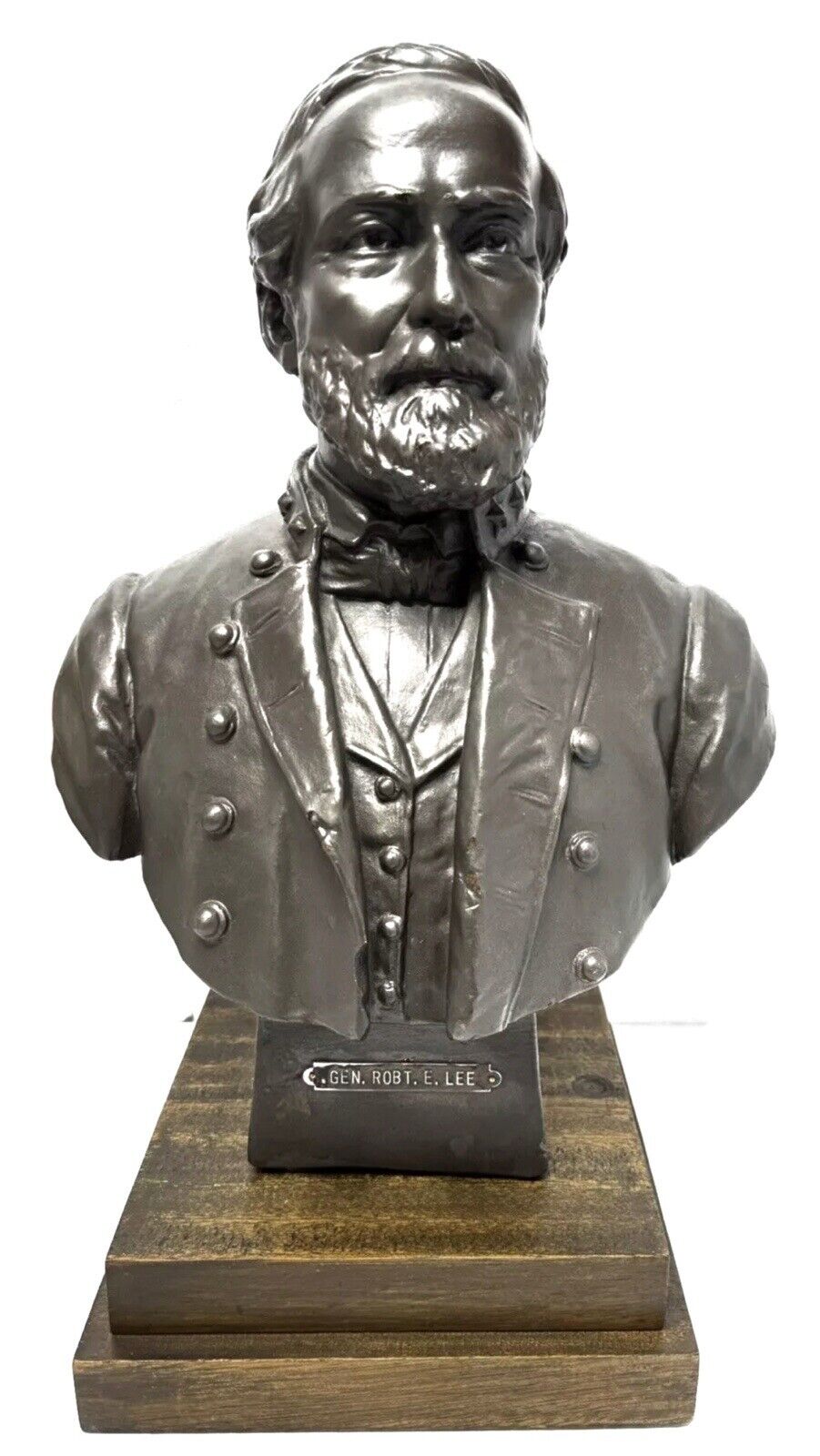 Vintage General Robert E Lee Bust 21 Inches Tall Dated 1905 J Nardi Co.