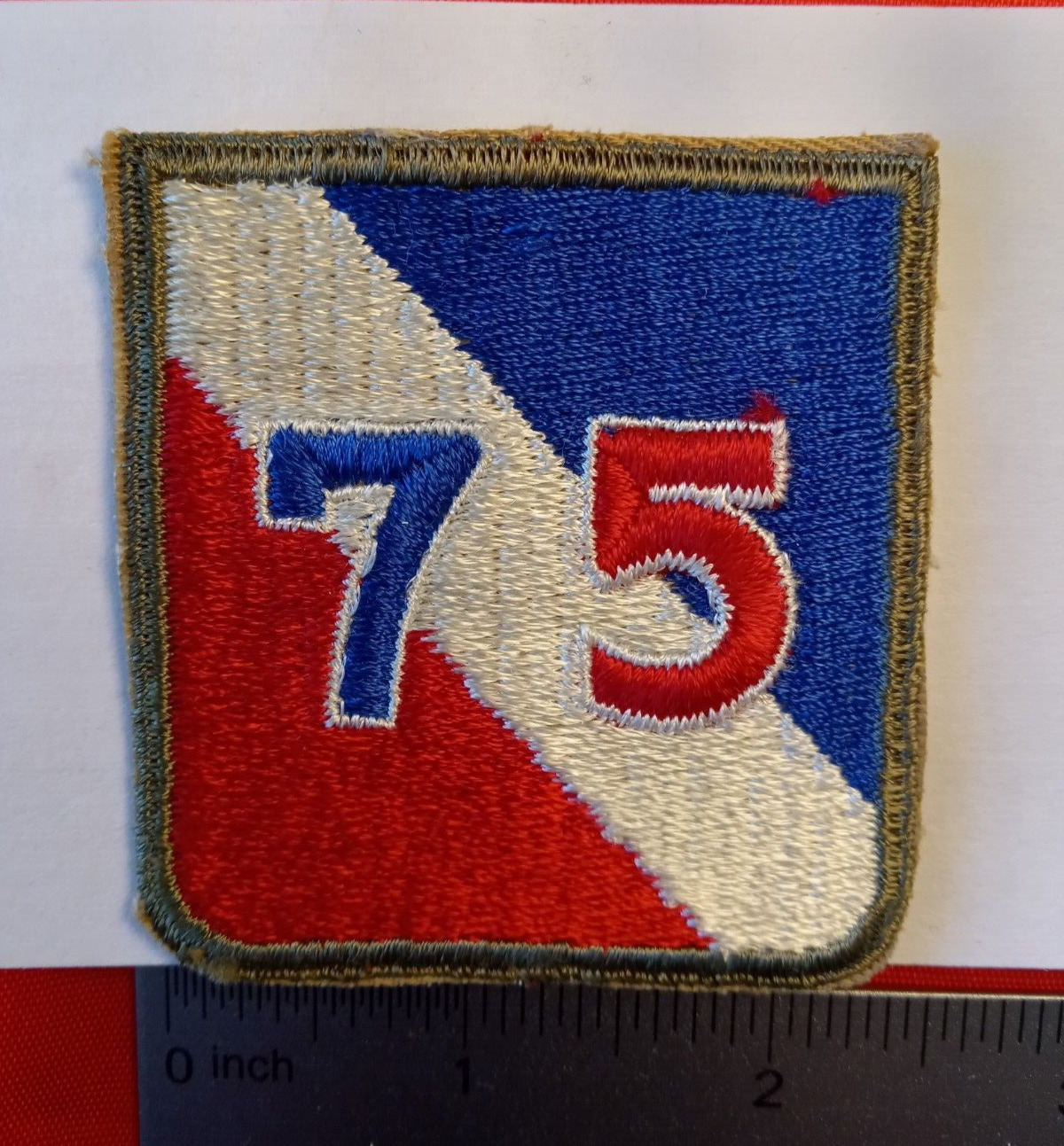 US Army Authentic WW2 75th Infantry Division Military Patch