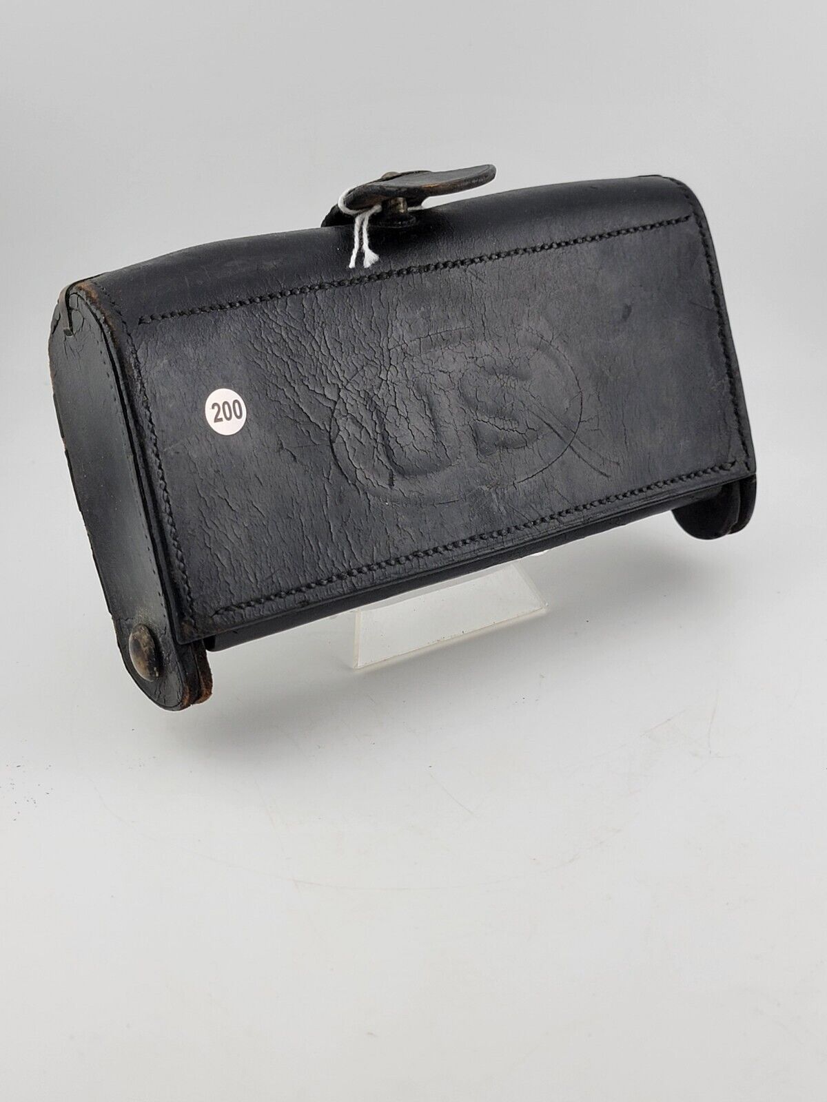 Antique Original AR Smith Indian War US M1874 McKeever Leather Cartridge Box