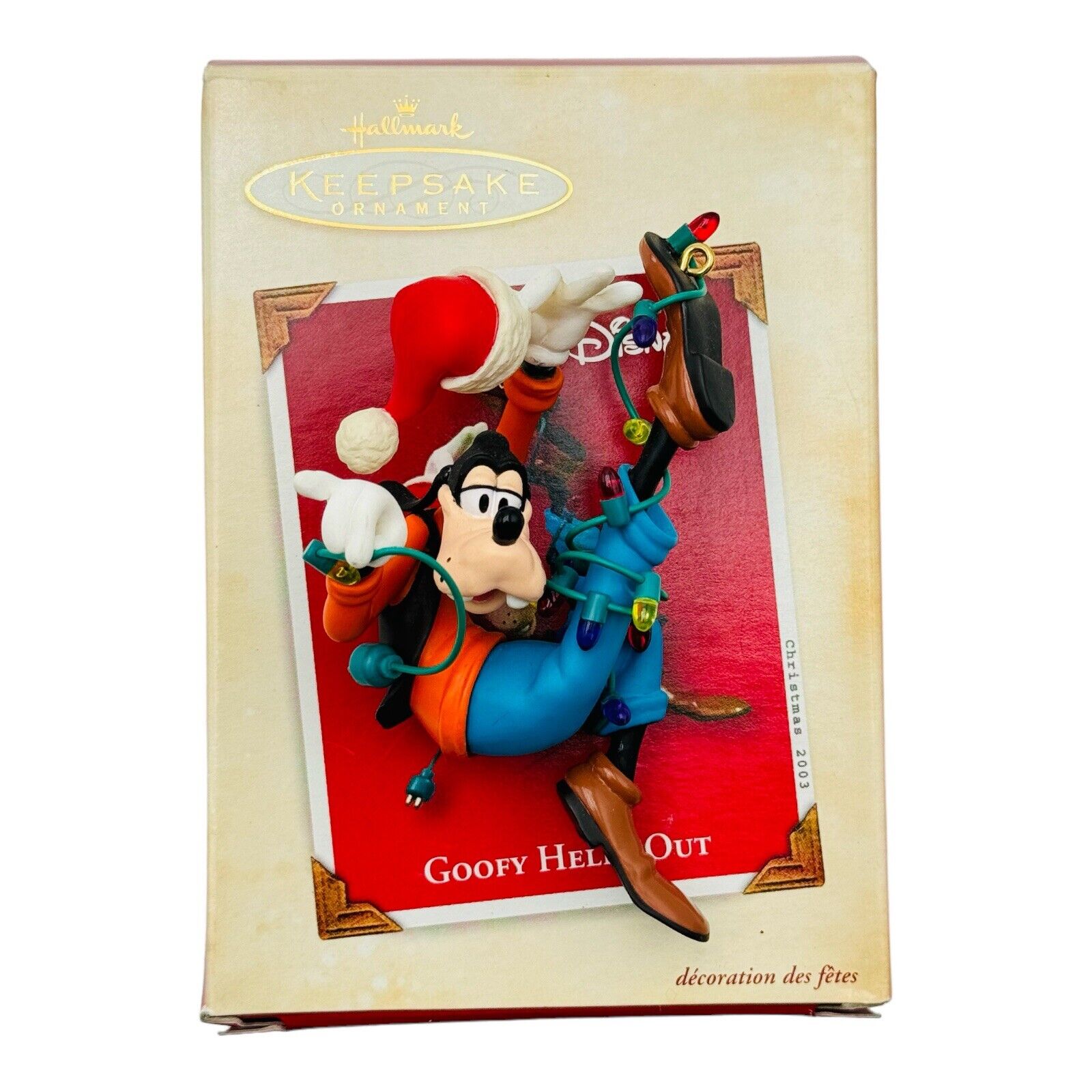 Hallmark Disney Goofy Helps Out Christmas Ornament NEW IN BOX