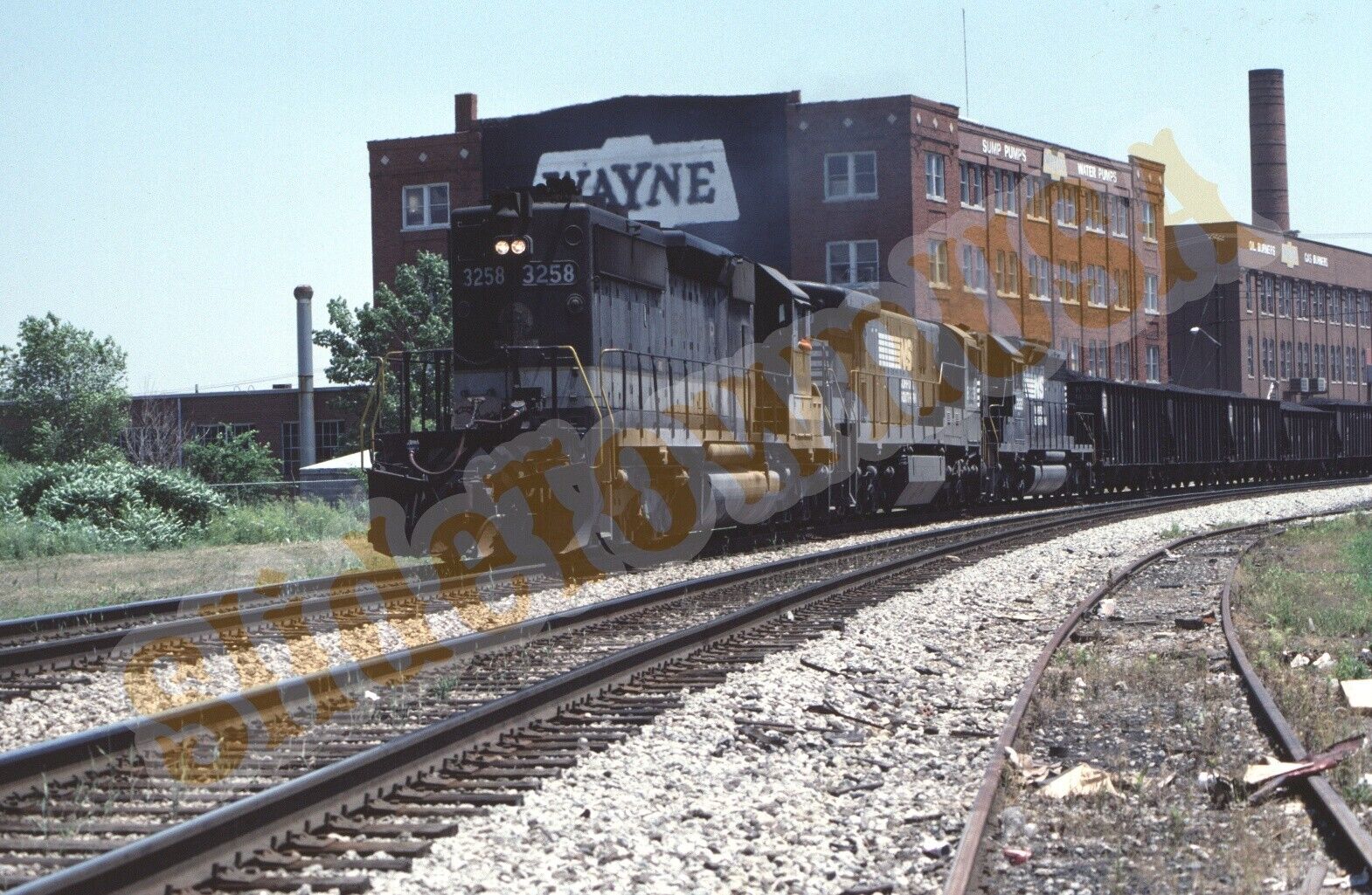 Vtg 1987 Train Slide 3258 SR Southern Railway Engine X1Q041