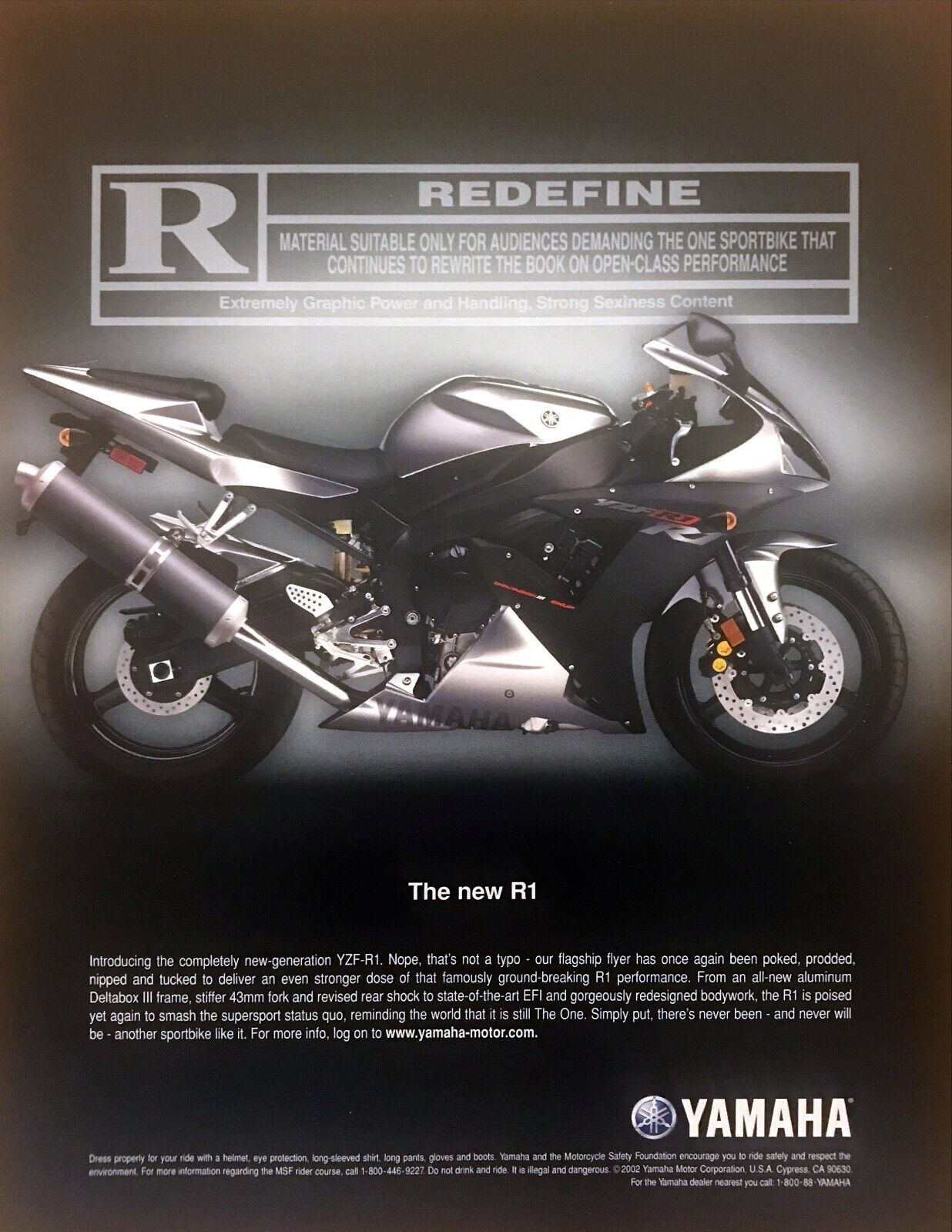 2002 Yamaha YZF-R1 Motorcycle photo \