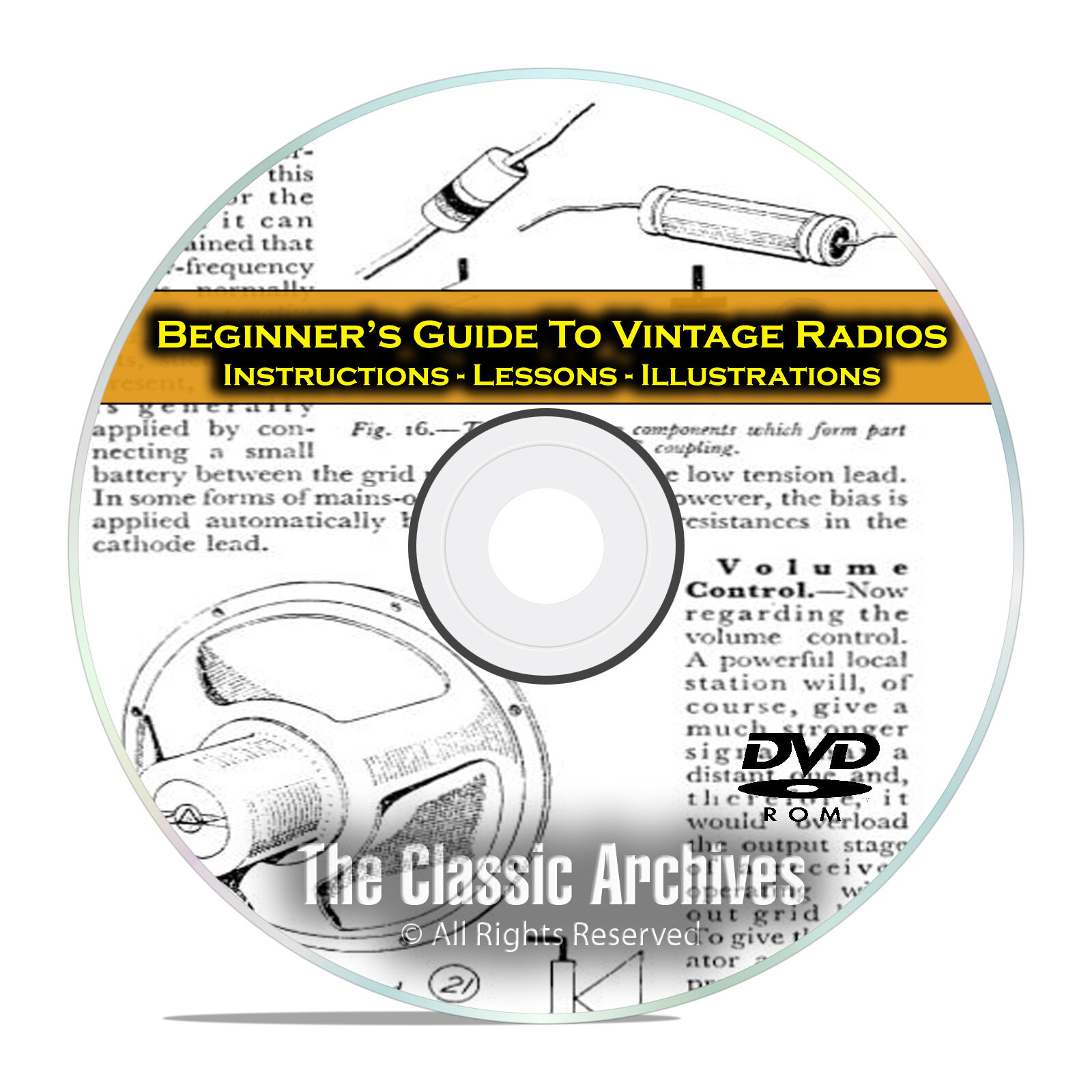 How to Repair Vintage Radios - Beginners Novice Instructional Guide Books CD C10
