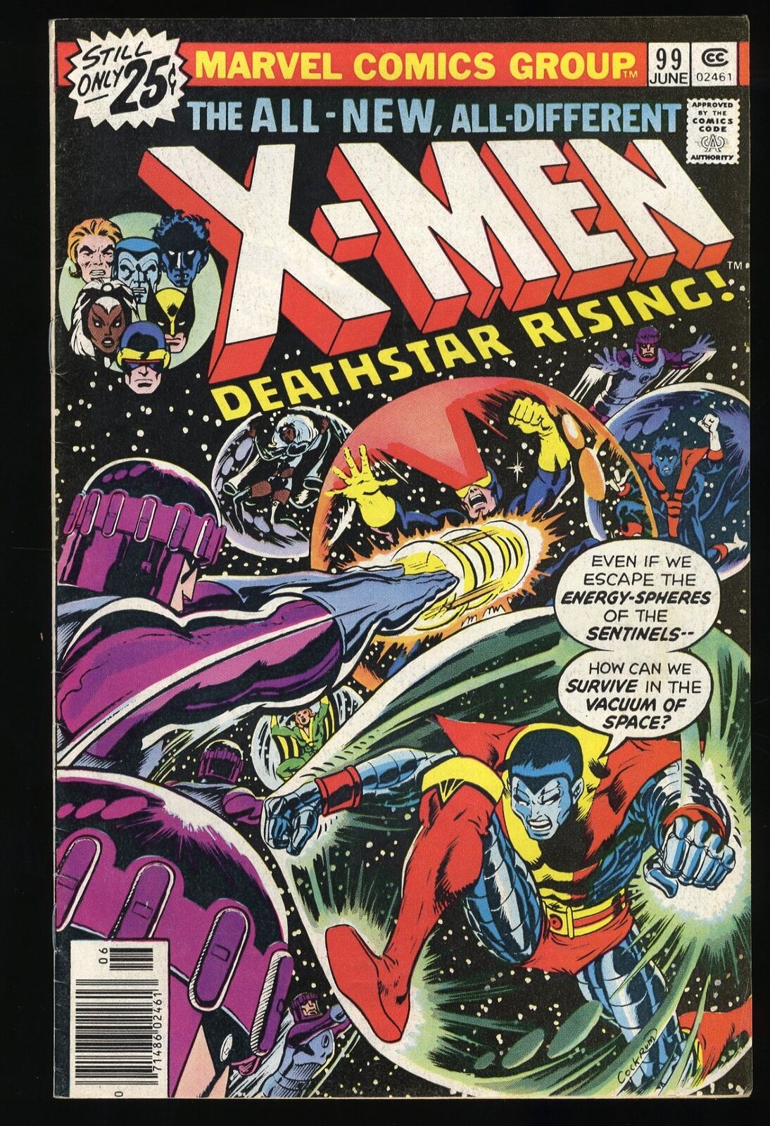 X-Men #99 FN 6.0 1st Tom Cassidy Sentinels Appearance Dave Cockrum Art