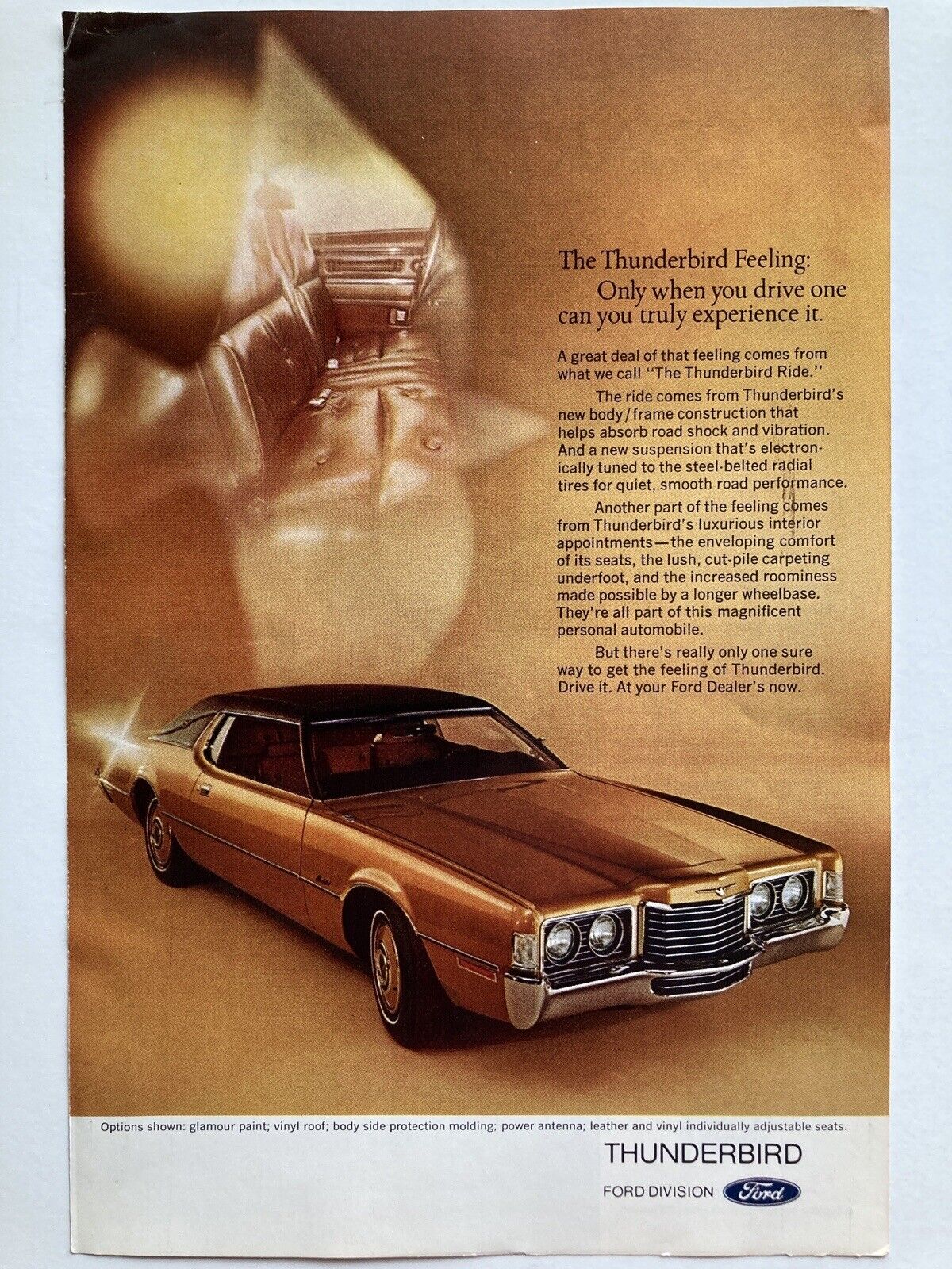 1972 Ford Thunderbird Print Ad