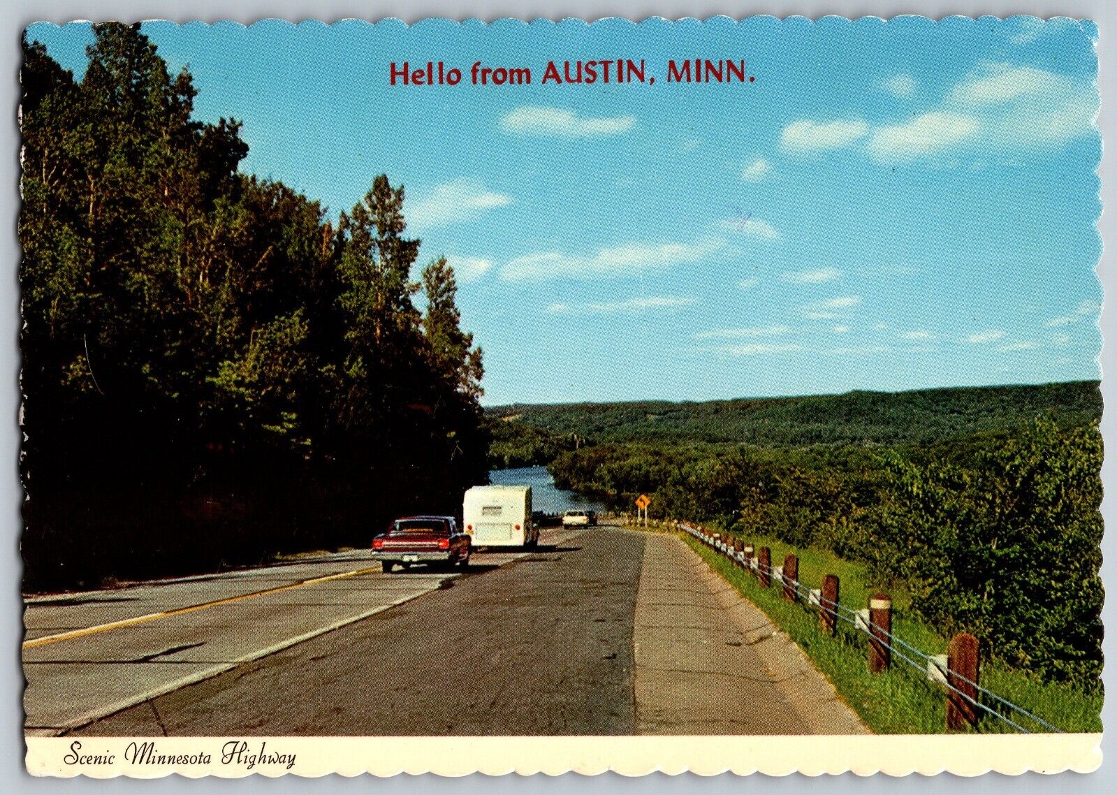 Austin, Minnesota MN - Scenic Minnesota Roads & Highways - Vintage Postcard 4x6