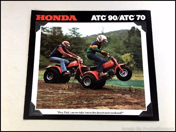 1978 Honda ATC-90 ATC 90 ATC90 ATC70 70 3-wheeler Vintage Sales Brochure Catalog