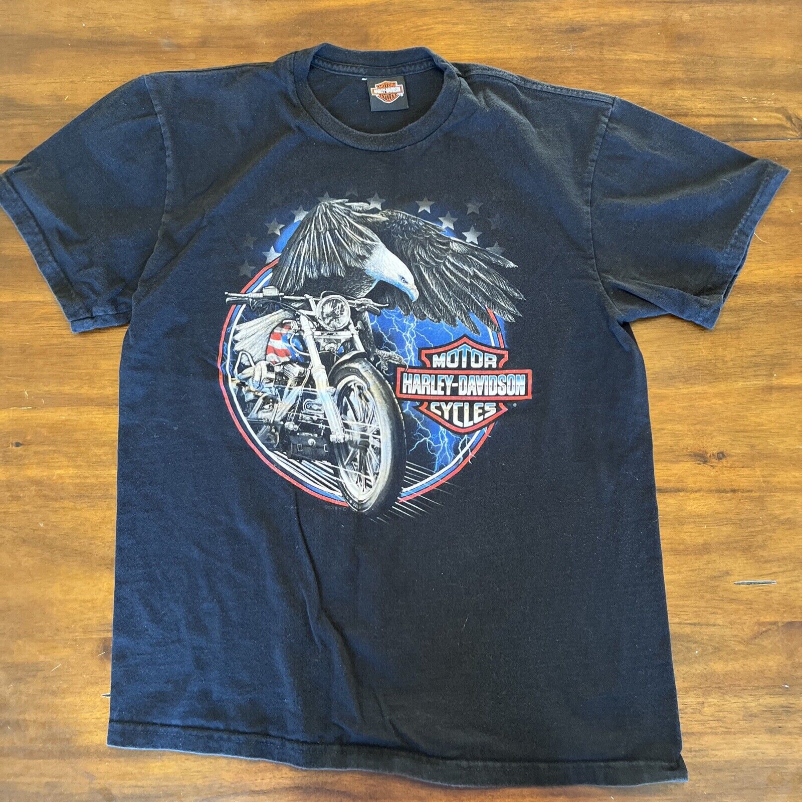 Harley Davidson Eagle Shirt Twin Cities Minneapolis Mens Large 