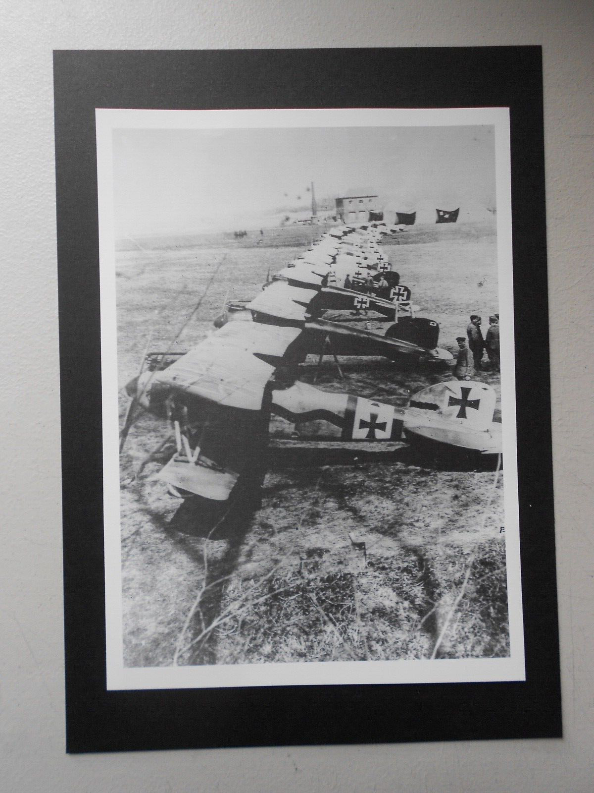 AIRFORCE PRINT - RICHTHOFEN'S FLYING CIRCUS ON ALERT ,WESTERN FRONT