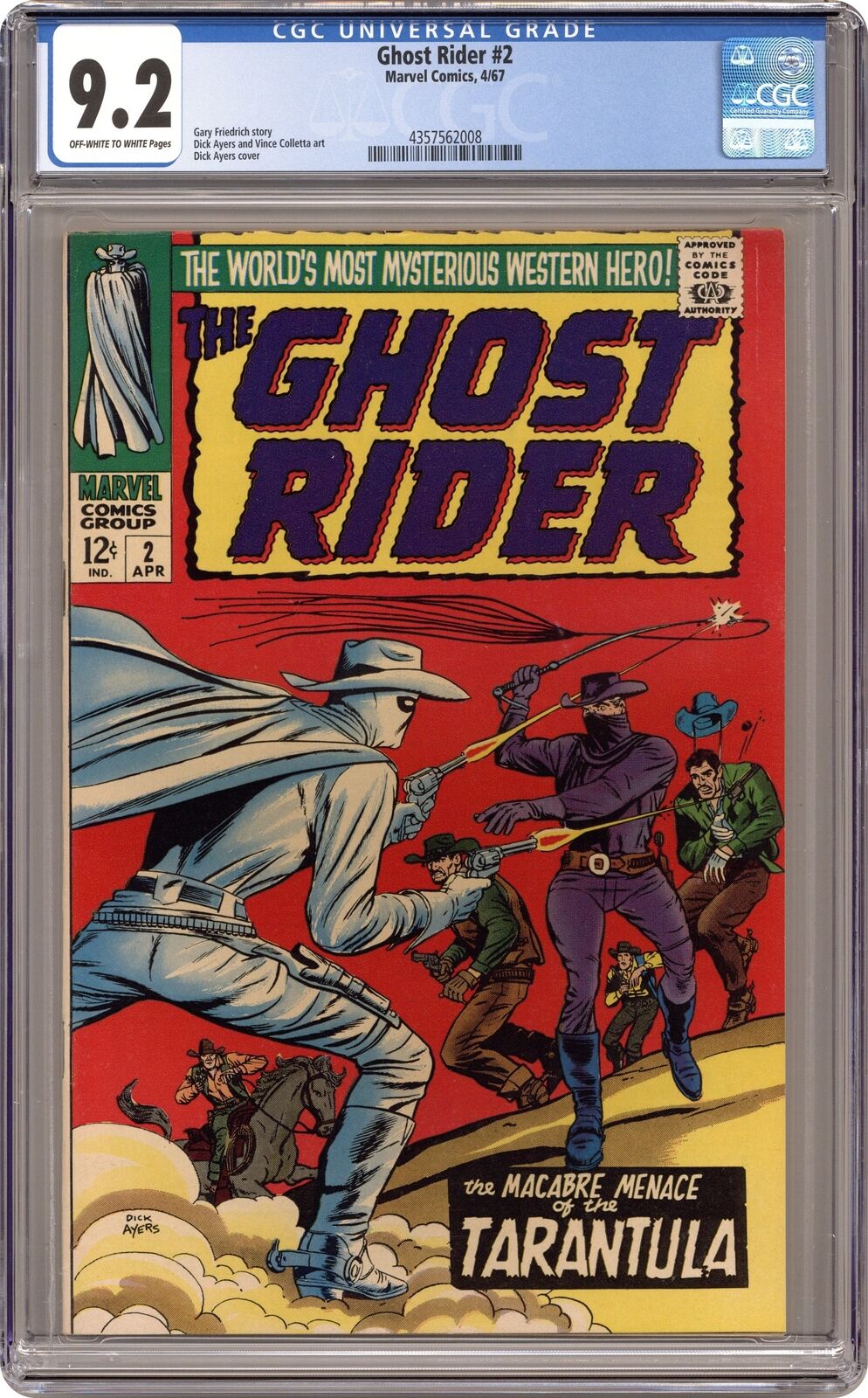 Ghost Rider #2 CGC 9.2 1967 4357562008