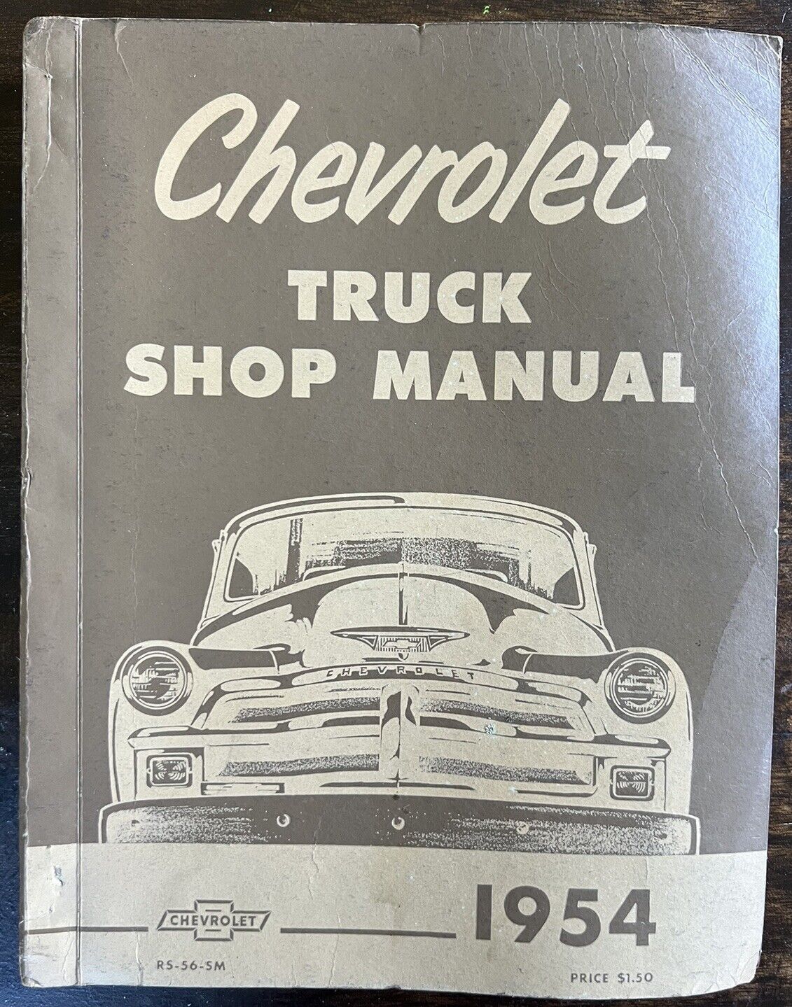 1954 Chevrolet Truck Shop Manual General Motors Original
