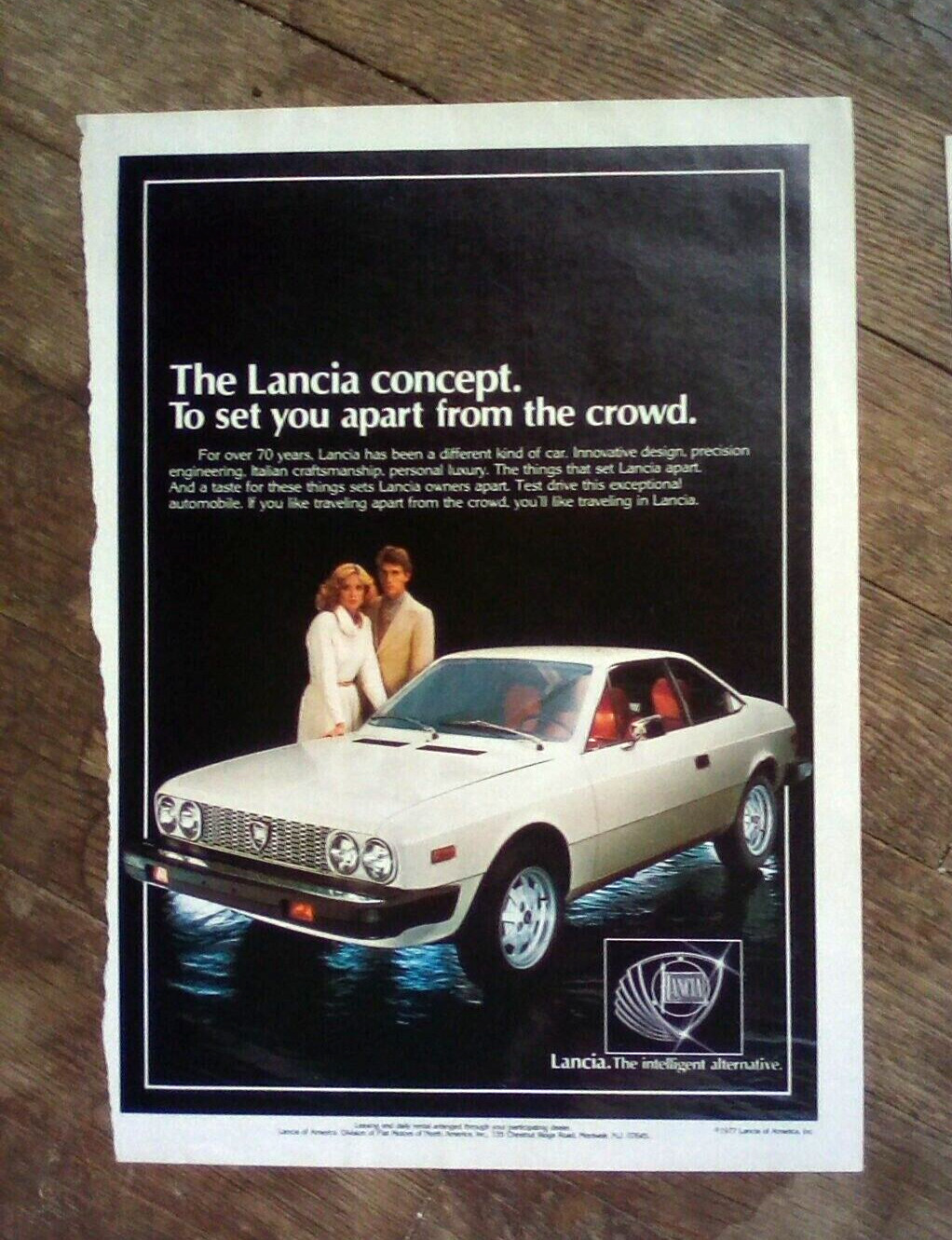 1978 Lancia Beta Coupe Print Ad
