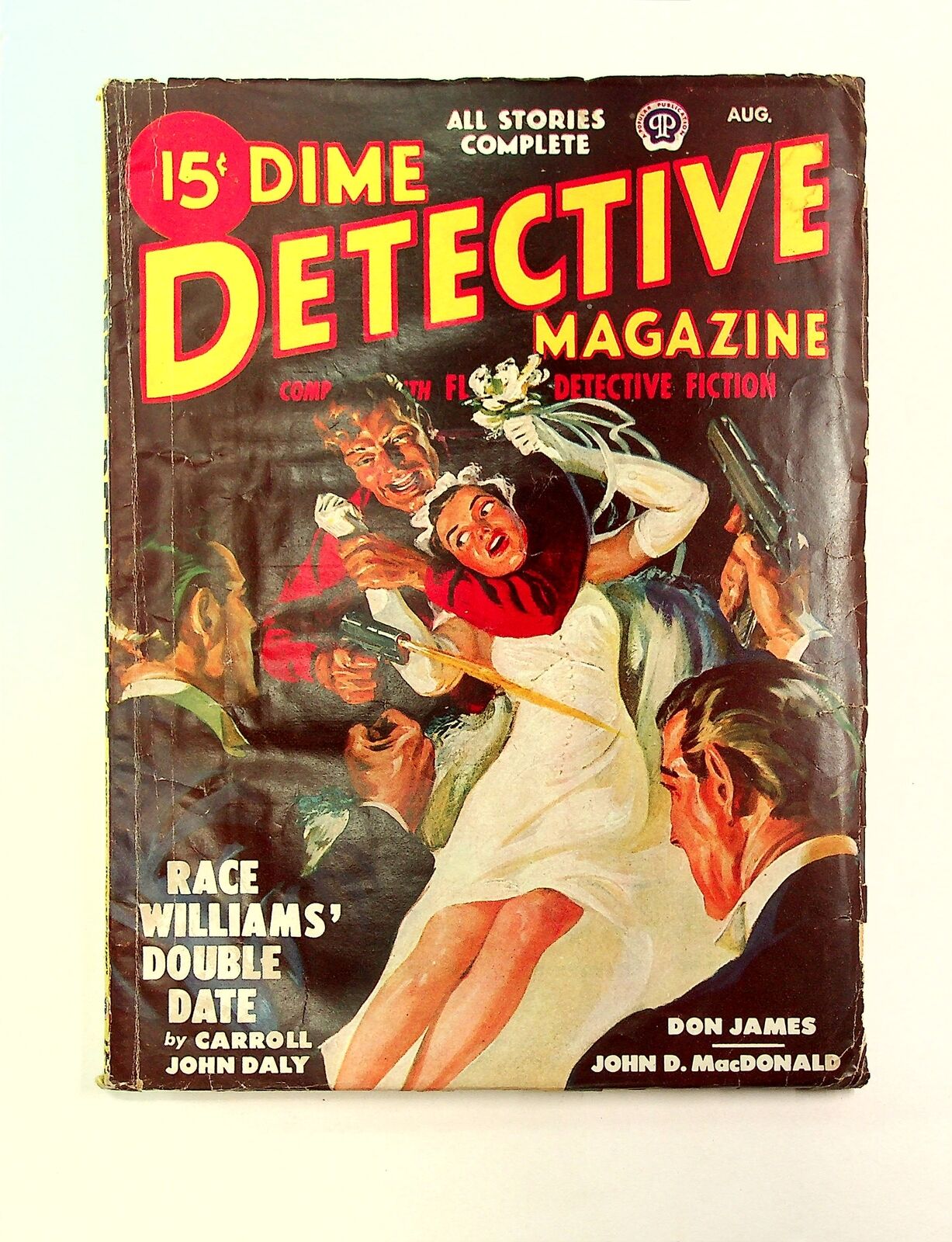 Dime Detective Magazine Pulp Aug 1948 Vol. 57 #4 VG
