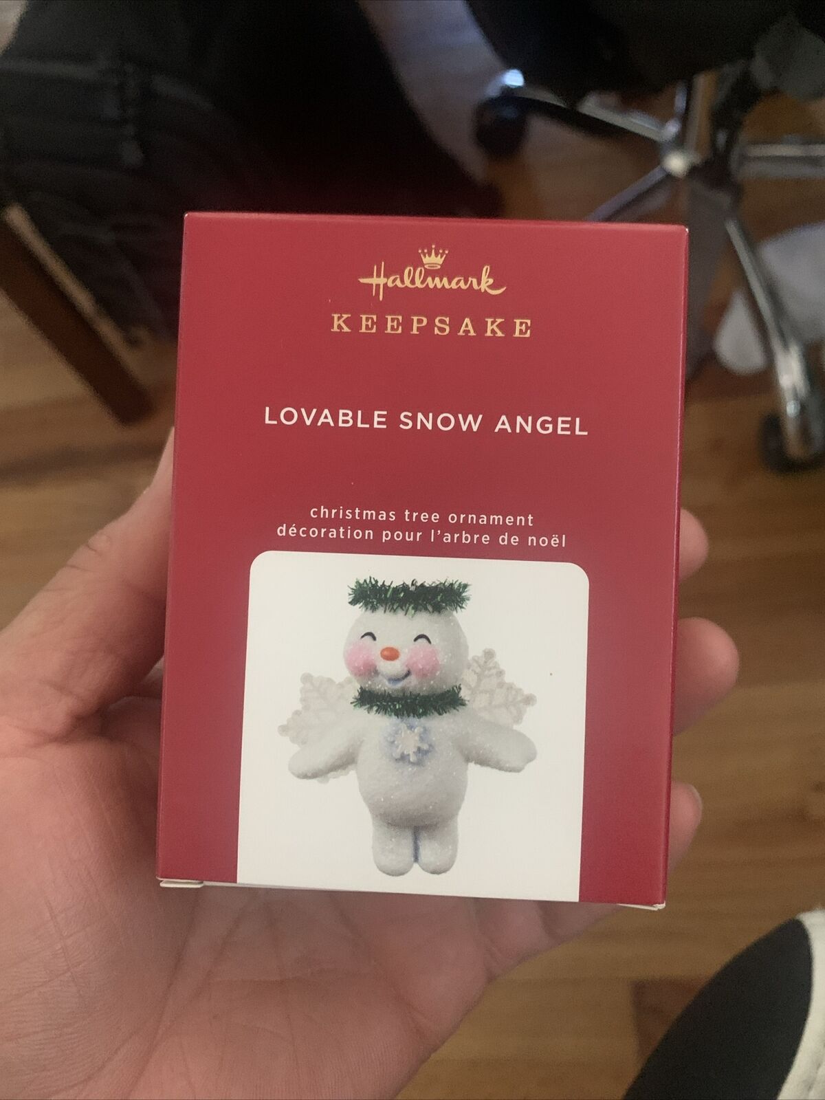 Hallmark 2020 Lovable Snow Angel Keepsake Ornament Snowman